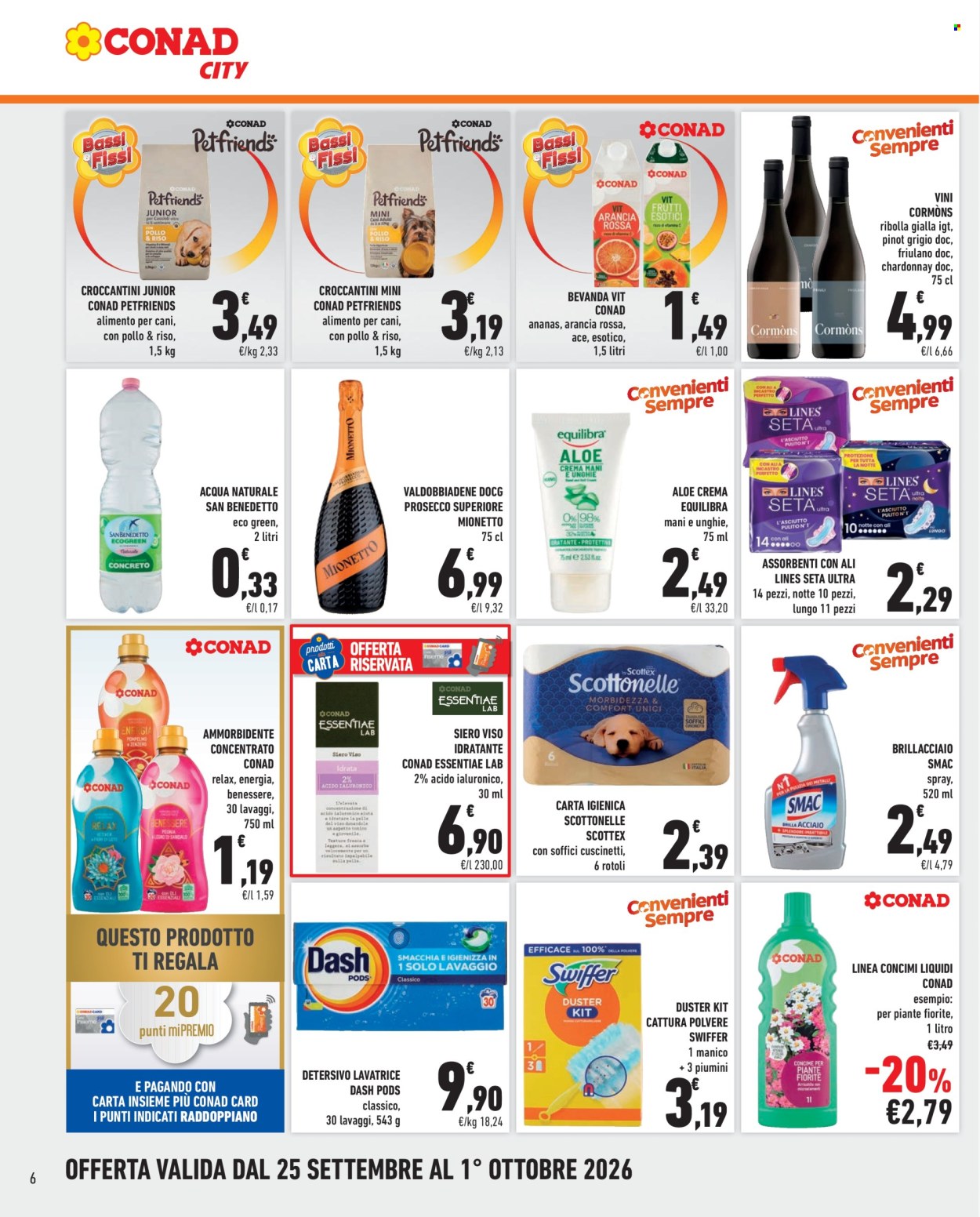 Volantino Conad City - 25/9/2026 - 1/10/2026. Pagina 6