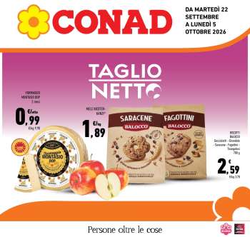 Volantino Conad - 22/9/2026 - 5/10/2026.
