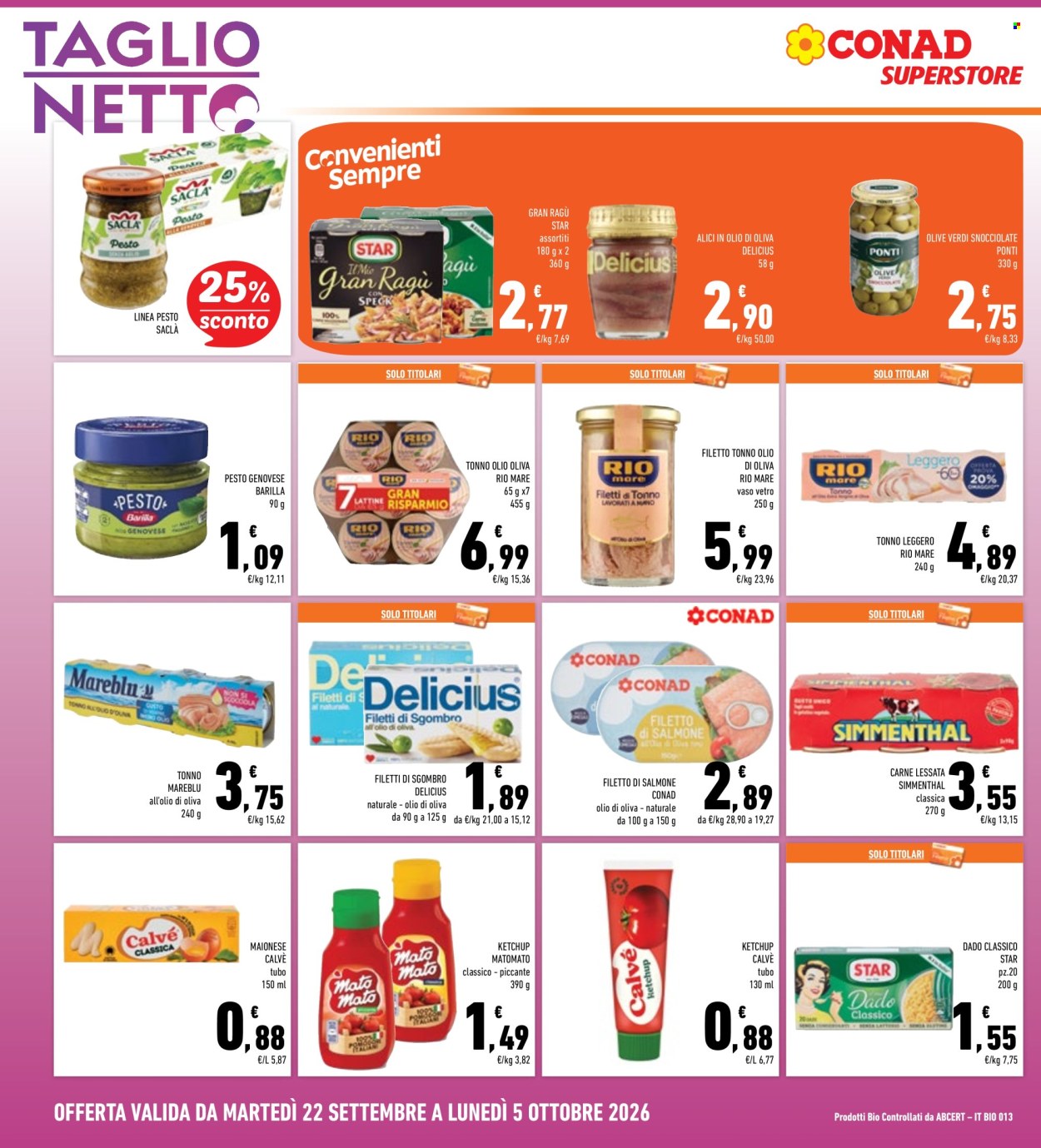 Volantino Conad Superstore - 22/9/2026 - 5/10/2026. Pagina 16