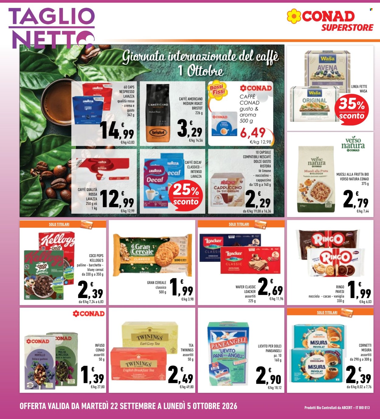 Volantino Conad Superstore - 22/9/2026 - 5/10/2026. Pagina 18