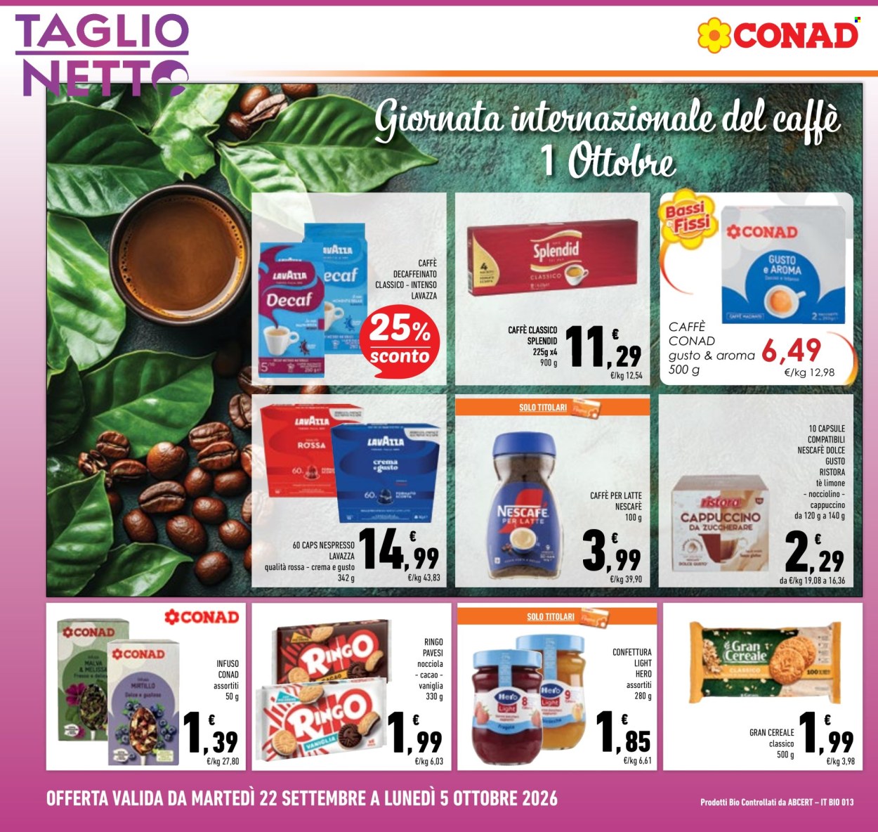 Volantino Conad - 22/9/2026 - 5/10/2026. Pagina 18