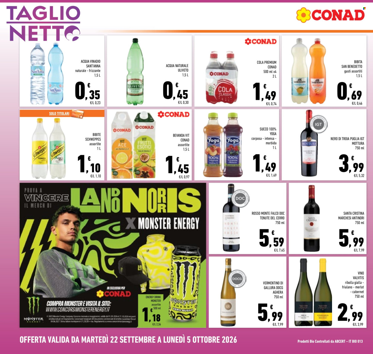 Volantino Conad - 22/9/2026 - 5/10/2026. Pagina 22