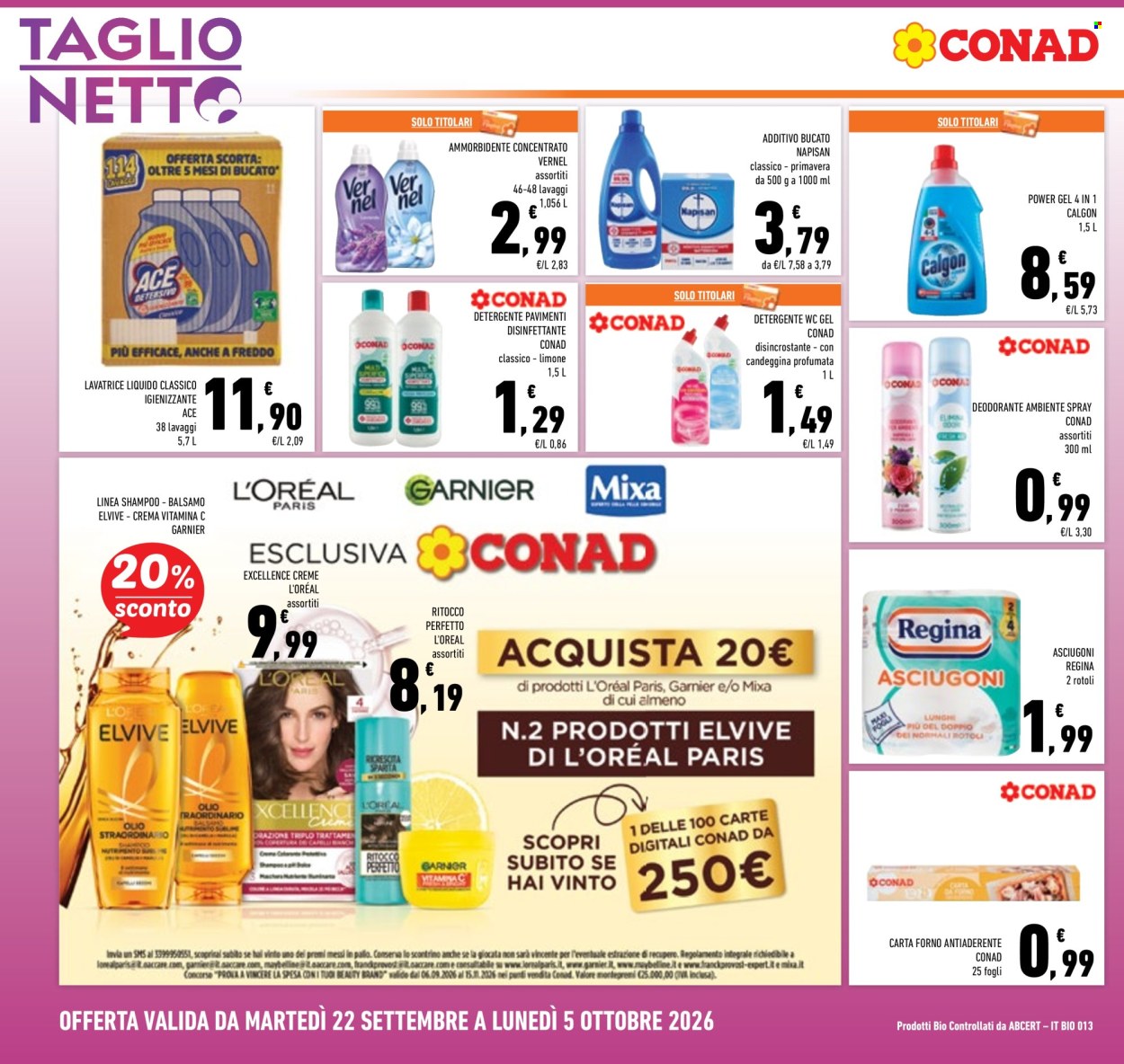 Volantino Conad - 22/9/2026 - 5/10/2026. Pagina 24