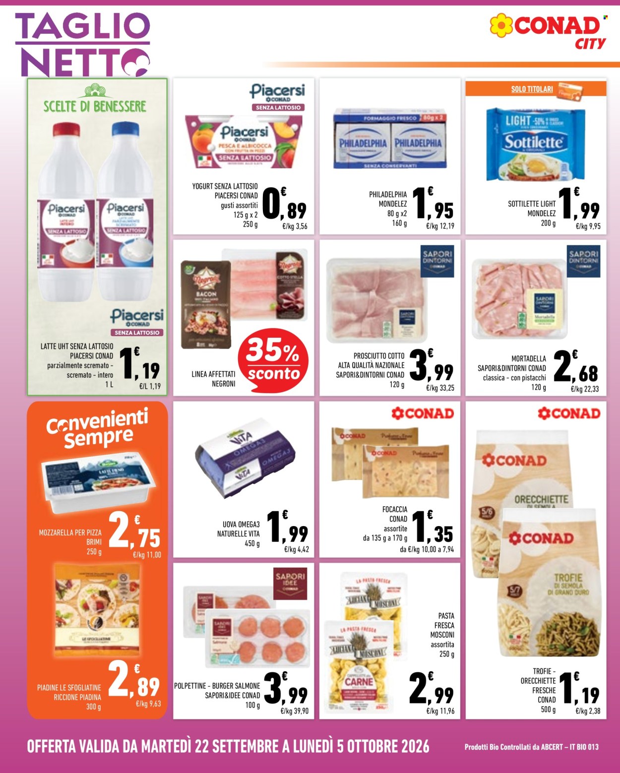 Volantino Conad - 22/9/2026 - 5/10/2026. Pagina 8