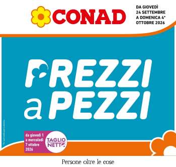 Volantino Conad - 24/9/2026 - 4/10/2026.