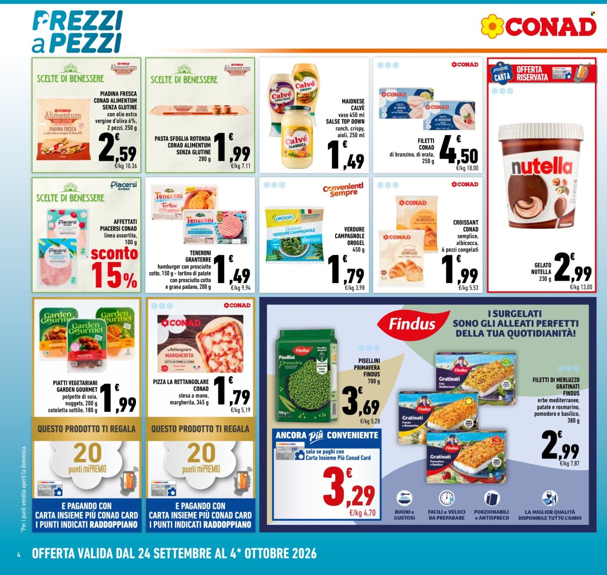 Volantino Conad - 24/9/2026 - 4/10/2026. Pagina 4