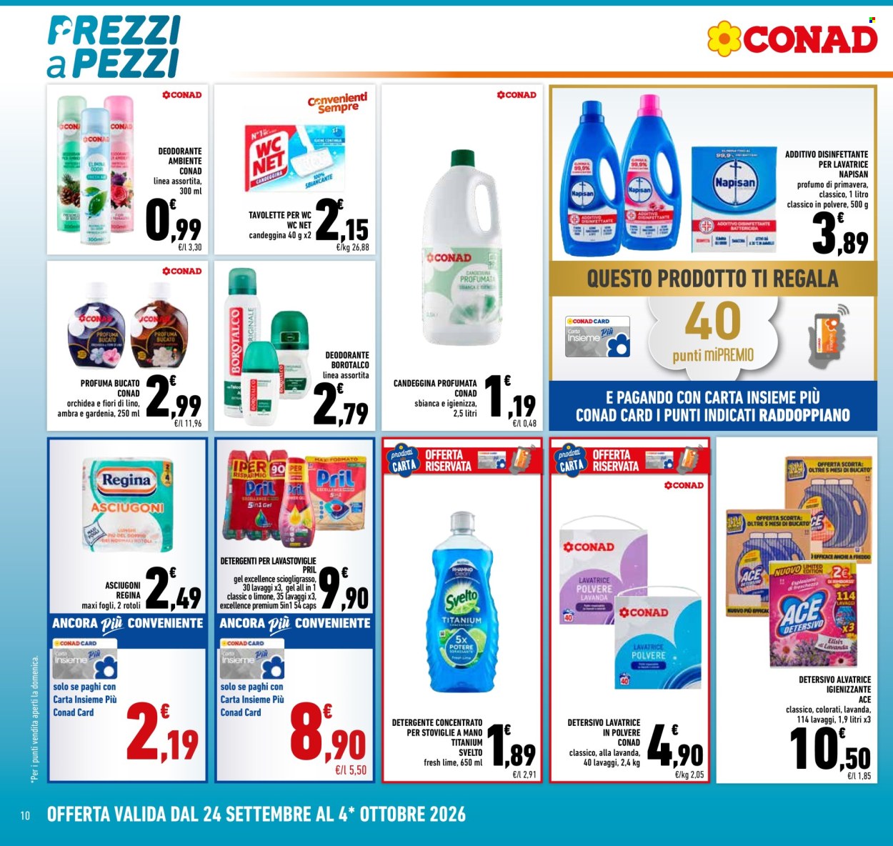 Volantino Conad - 24/9/2026 - 4/10/2026. Pagina 10