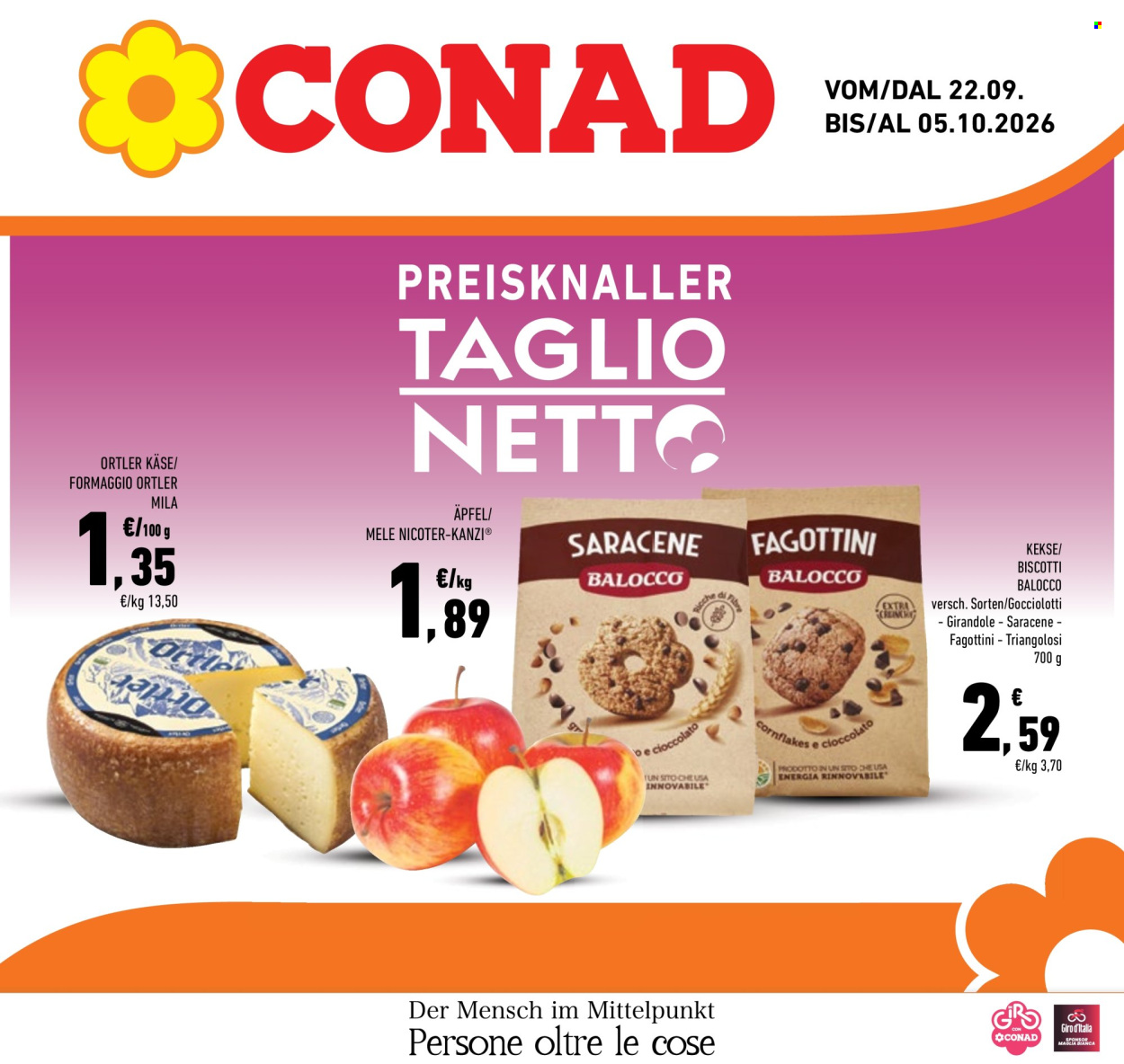 Volantino Conad - 22/9/2026 - 5/10/2026. Pagina 1