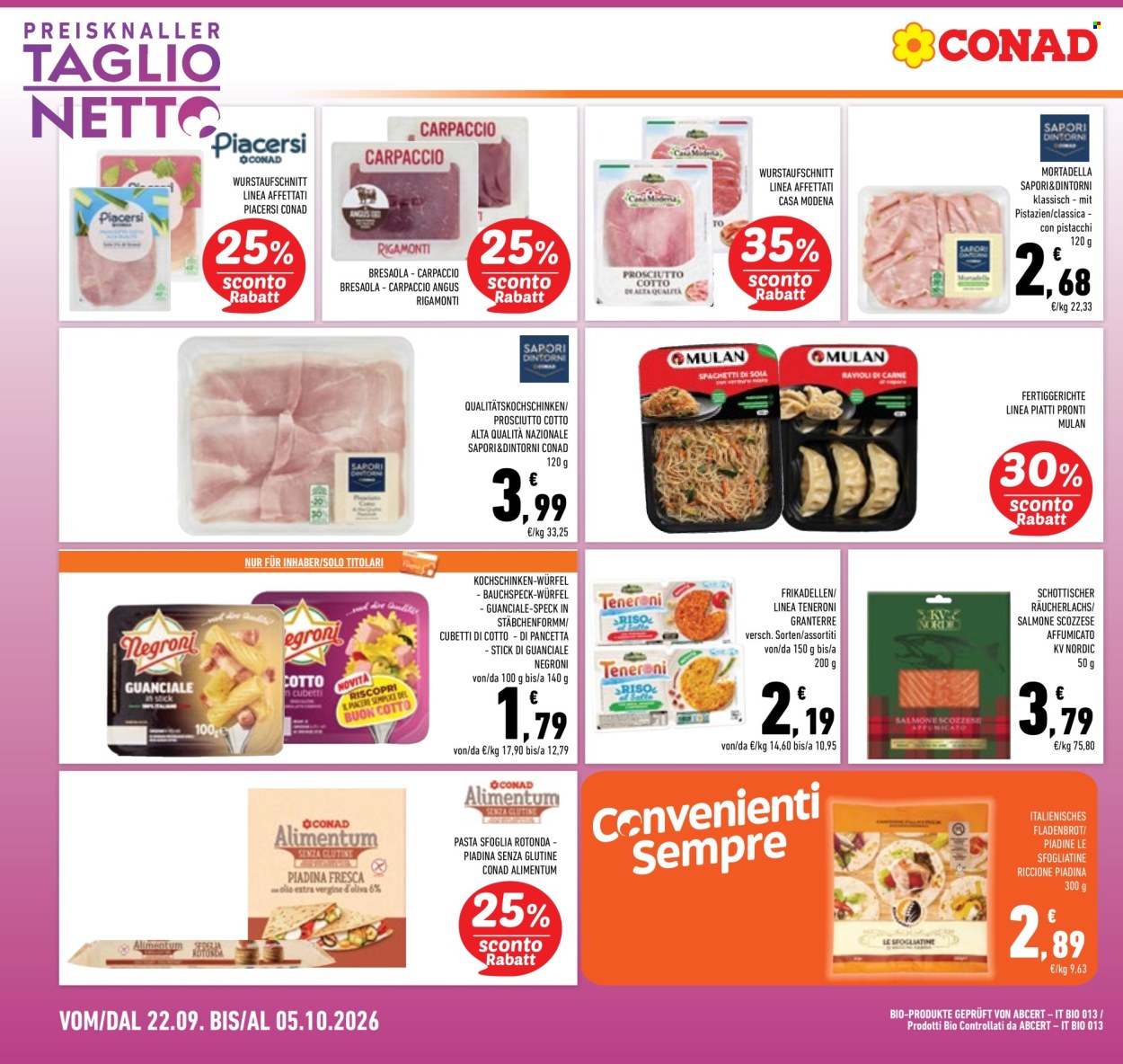 Volantino Conad - 22/9/2026 - 5/10/2026. Pagina 10