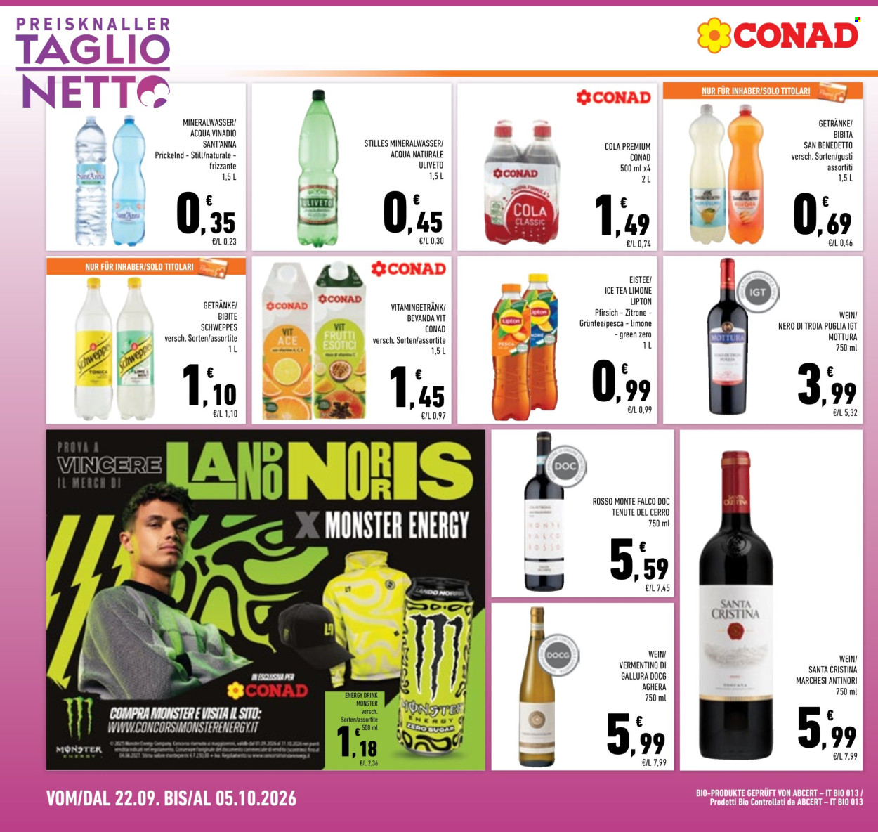 Volantino Conad - 22/9/2026 - 5/10/2026. Pagina 22