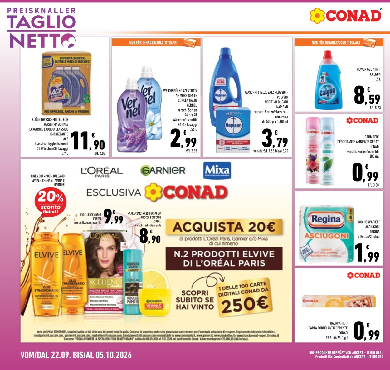 Volantino Conad - 22/9/2026 - 5/10/2026. Pagina 24