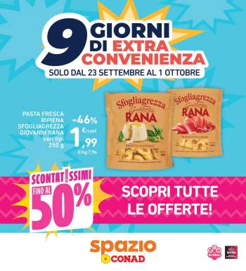 Volantino Spazio Conad - 23/9/2026 - 1/10/2026.
