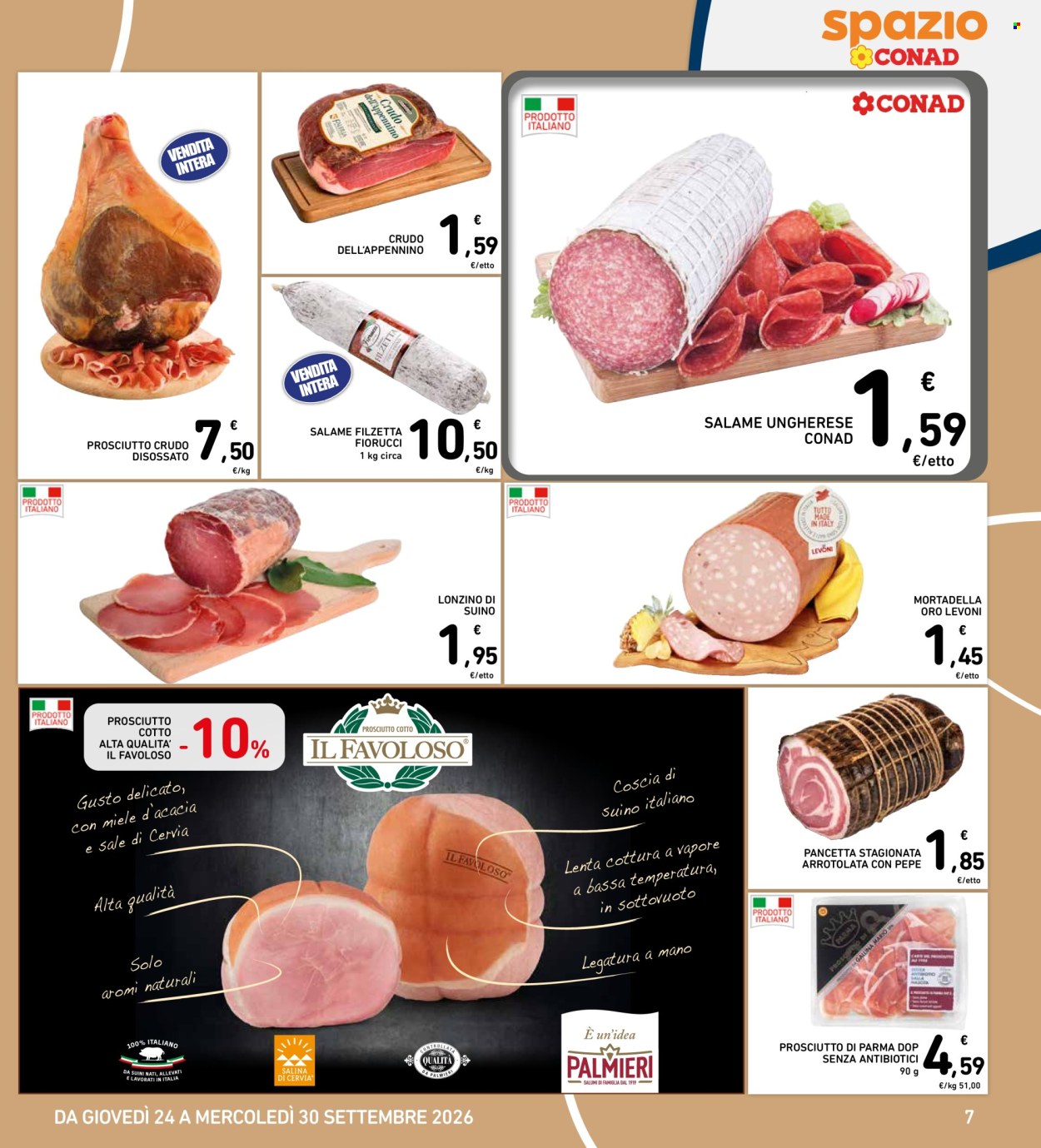 Volantino Spazio Conad - 24/9/2026 - 30/9/2026. Pagina 7