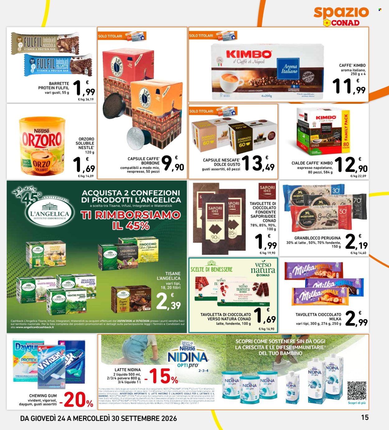 Volantino Spazio Conad - 24/9/2026 - 30/9/2026. Pagina 15