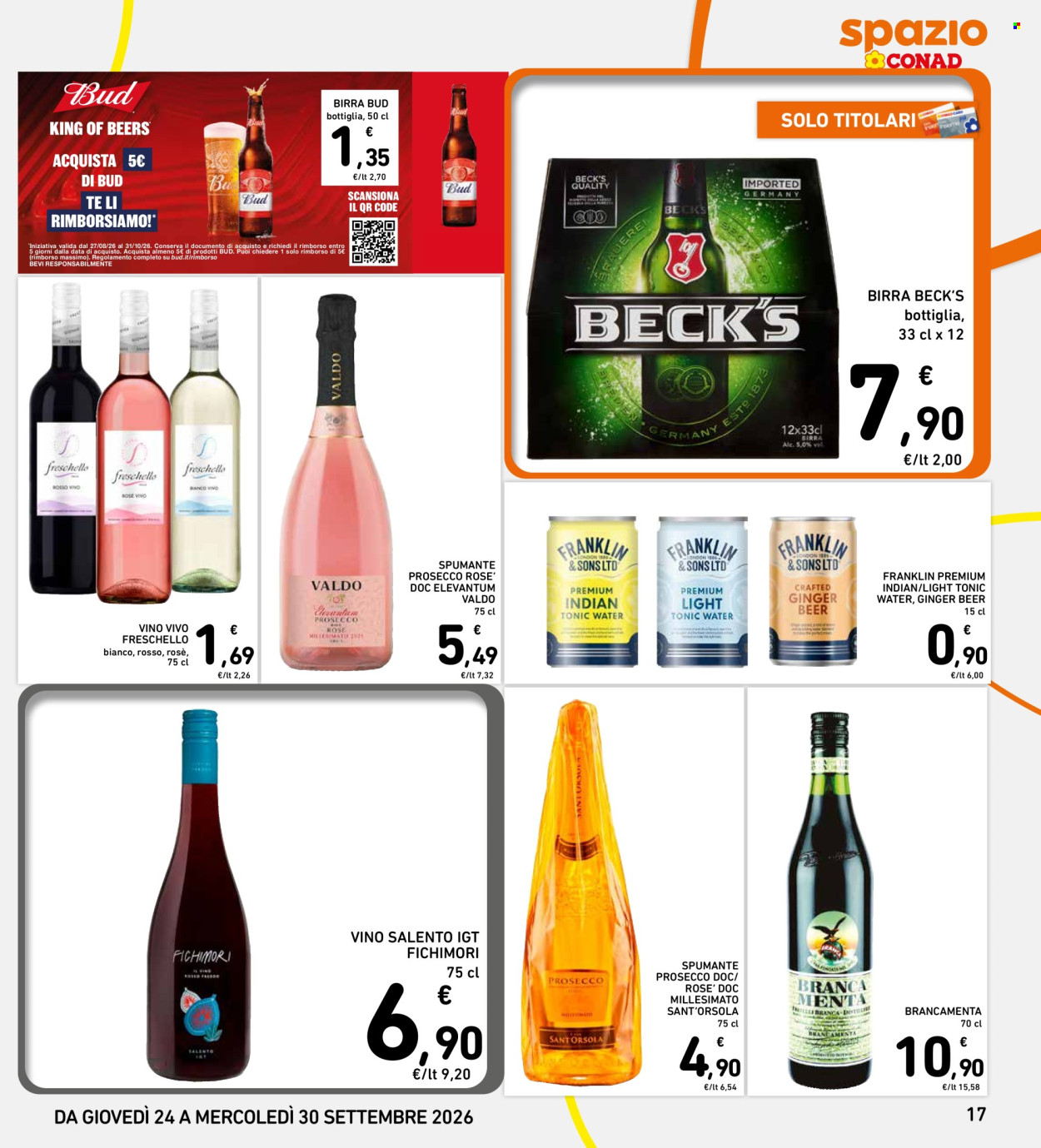 Volantino Spazio Conad - 24/9/2026 - 30/9/2026. Pagina 17