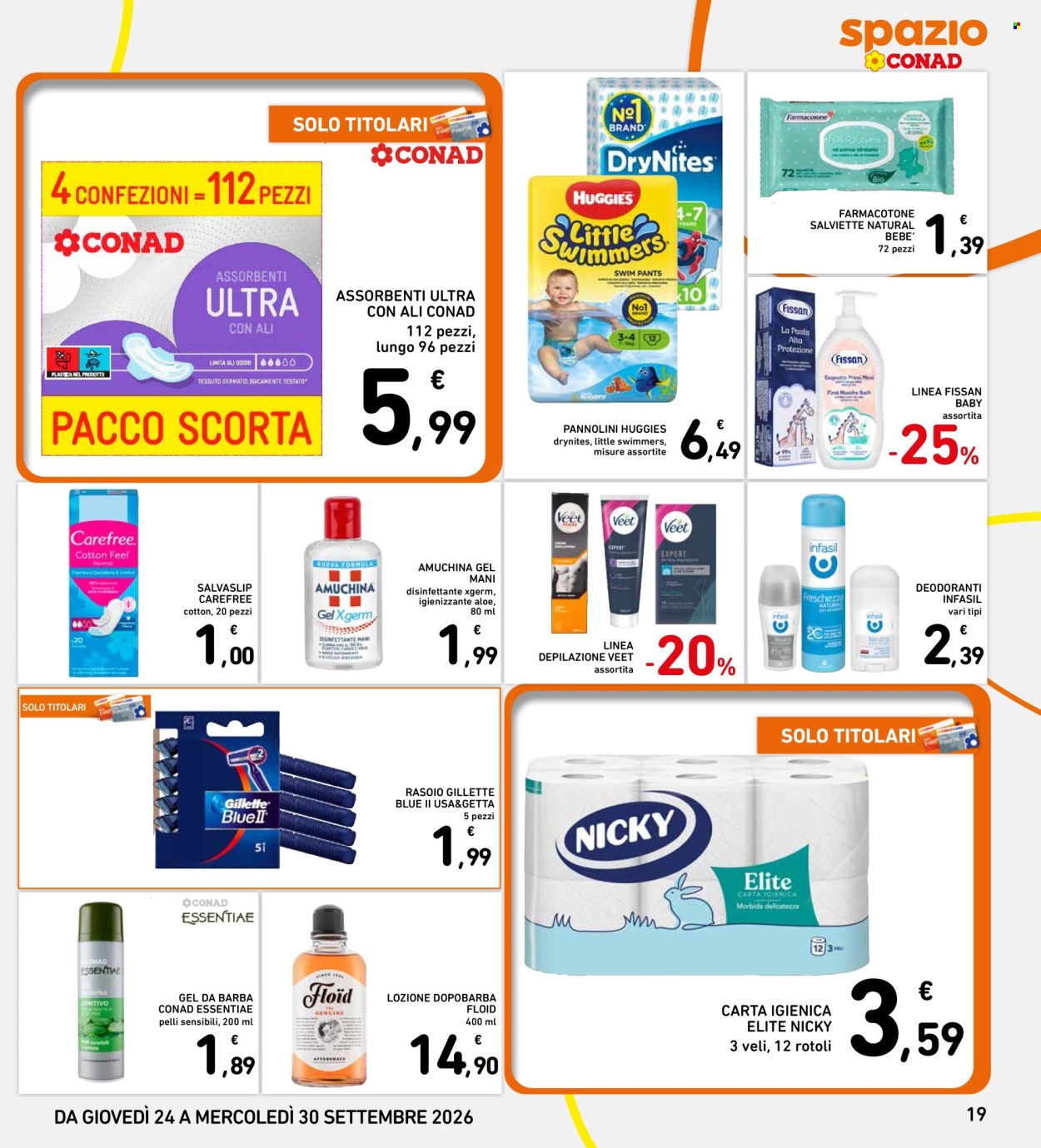 Volantino Spazio Conad - 24/9/2026 - 30/9/2026. Pagina 19