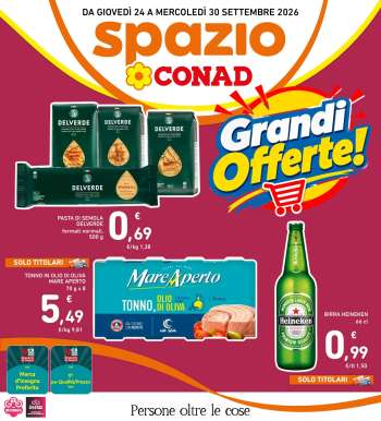 Volantino Spazio Conad - 24/9/2026 - 30/9/2026.