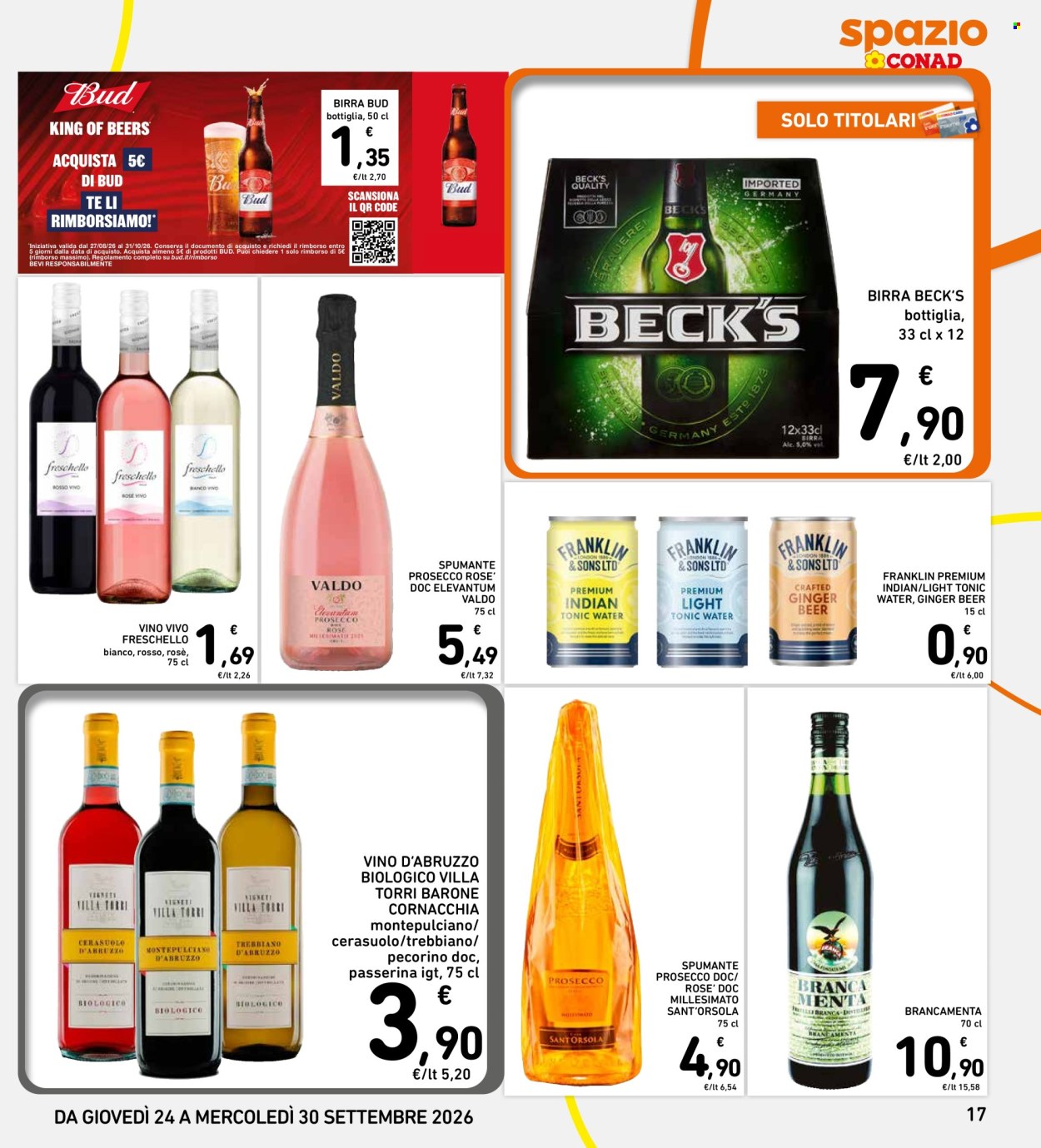 Volantino Spazio Conad - 24/9/2026 - 30/9/2026. Pagina 17