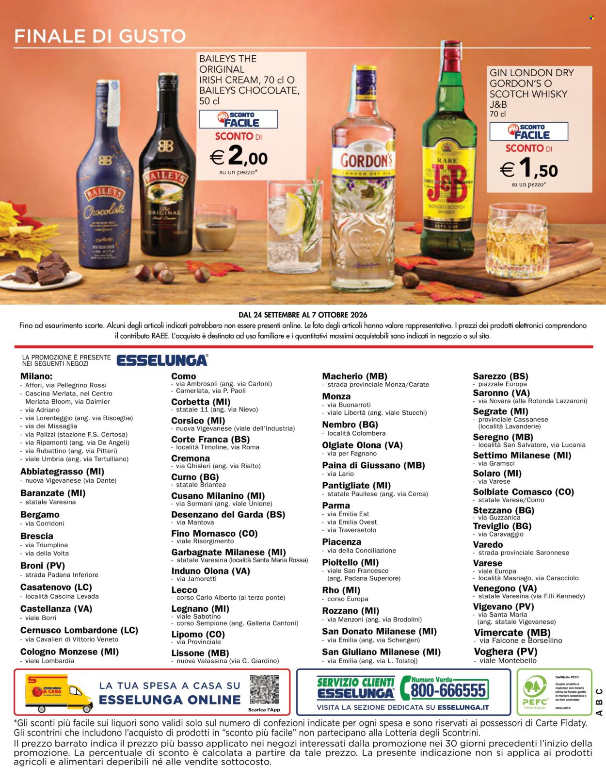 Volantino Esselunga - 24/9/2026 - 7/10/2026. Pagina 20