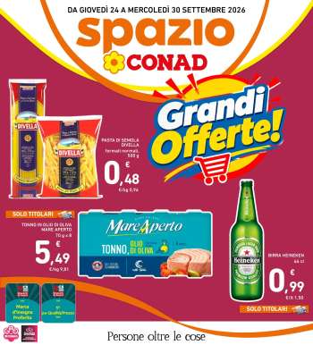 Volantino Spazio Conad - 24/9/2026 - 30/9/2026.