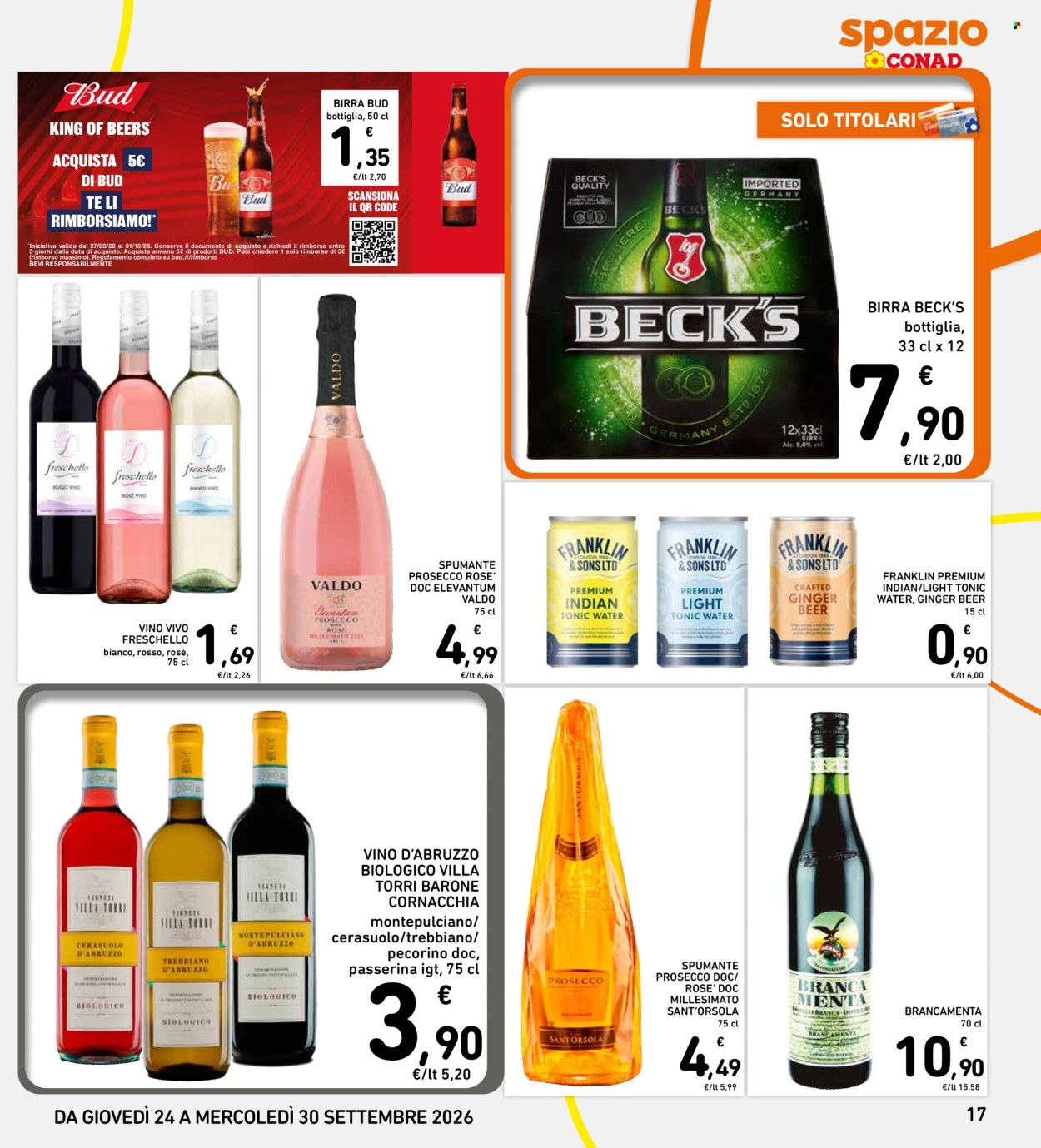 Volantino Spazio Conad - 24/9/2026 - 30/9/2026. Pagina 17
