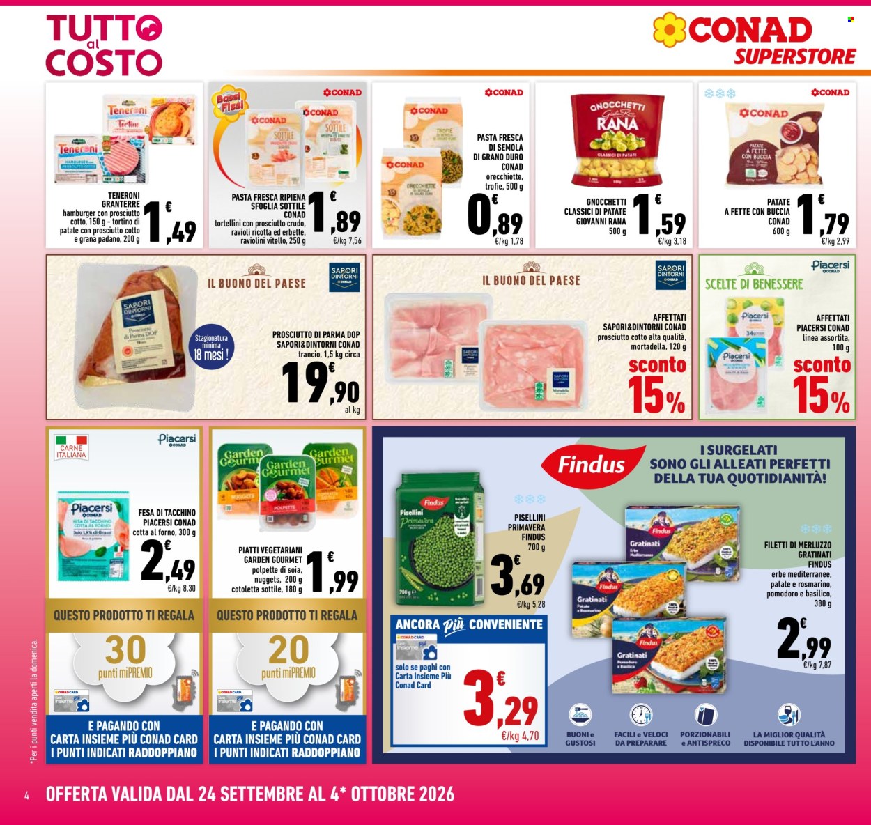 Volantino Conad Superstore - 24/9/2026 - 4/10/2026. Pagina 4