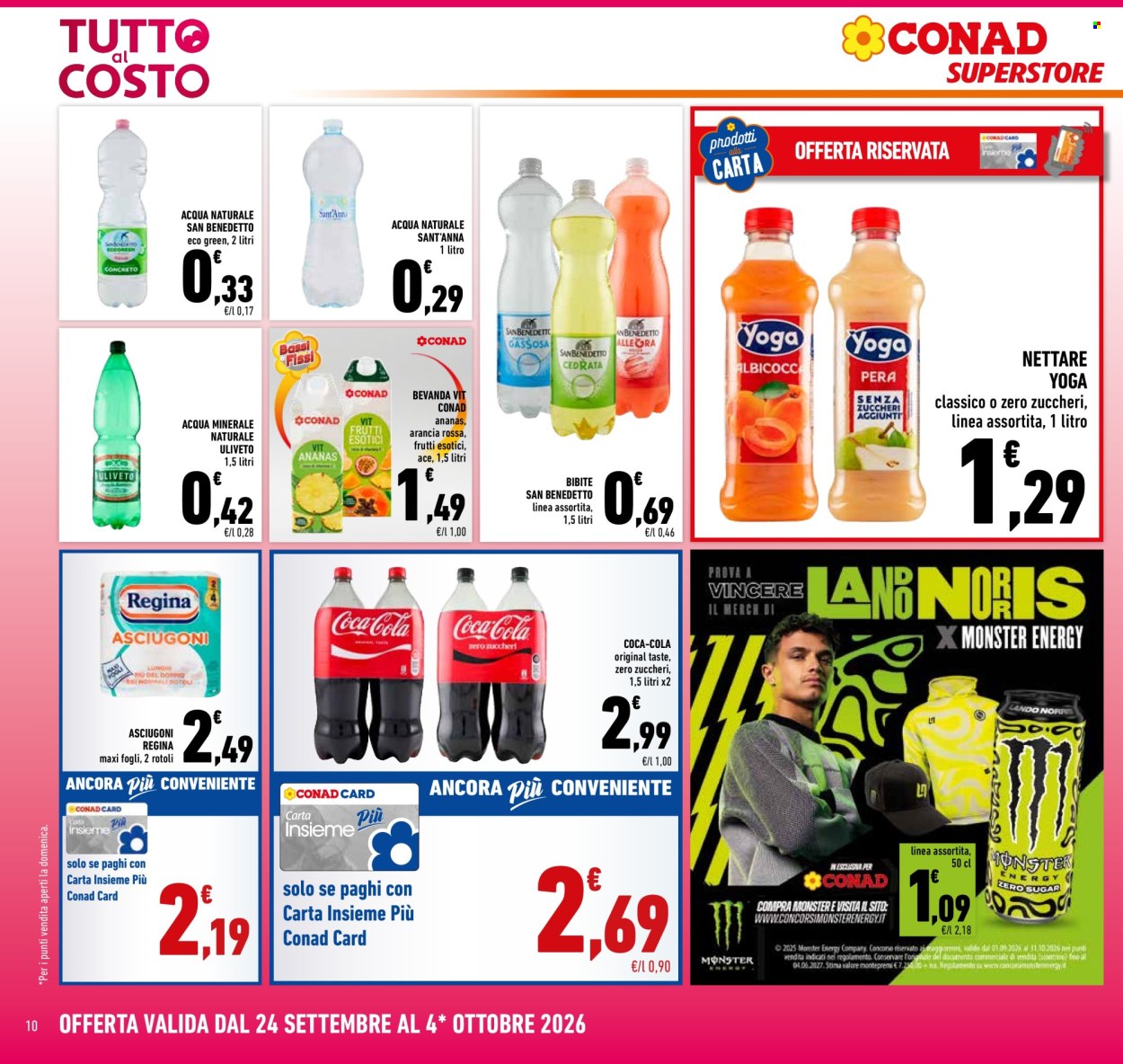 Volantino Conad Superstore - 24/9/2026 - 4/10/2026. Pagina 10