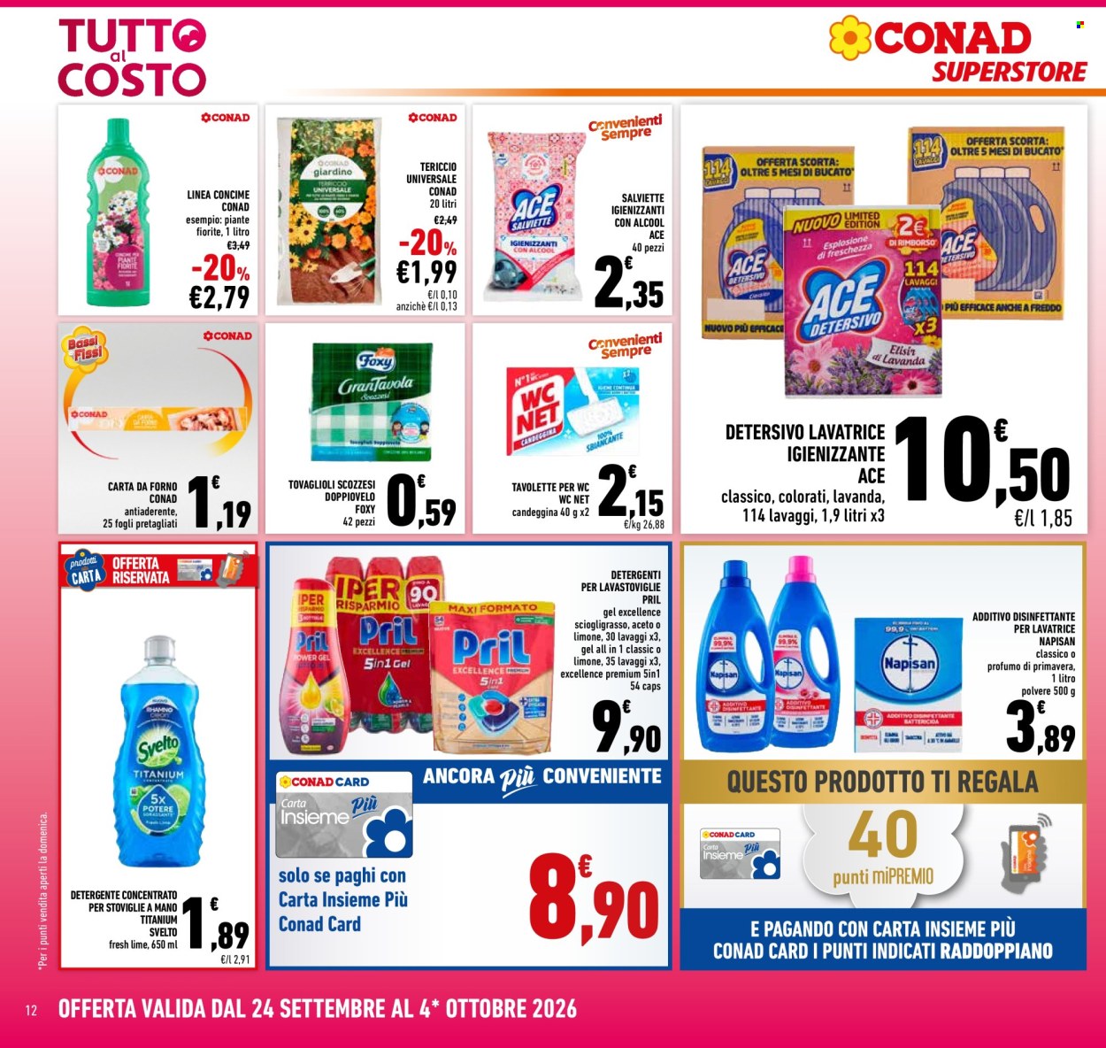 Volantino Conad Superstore - 24/9/2026 - 4/10/2026. Pagina 12