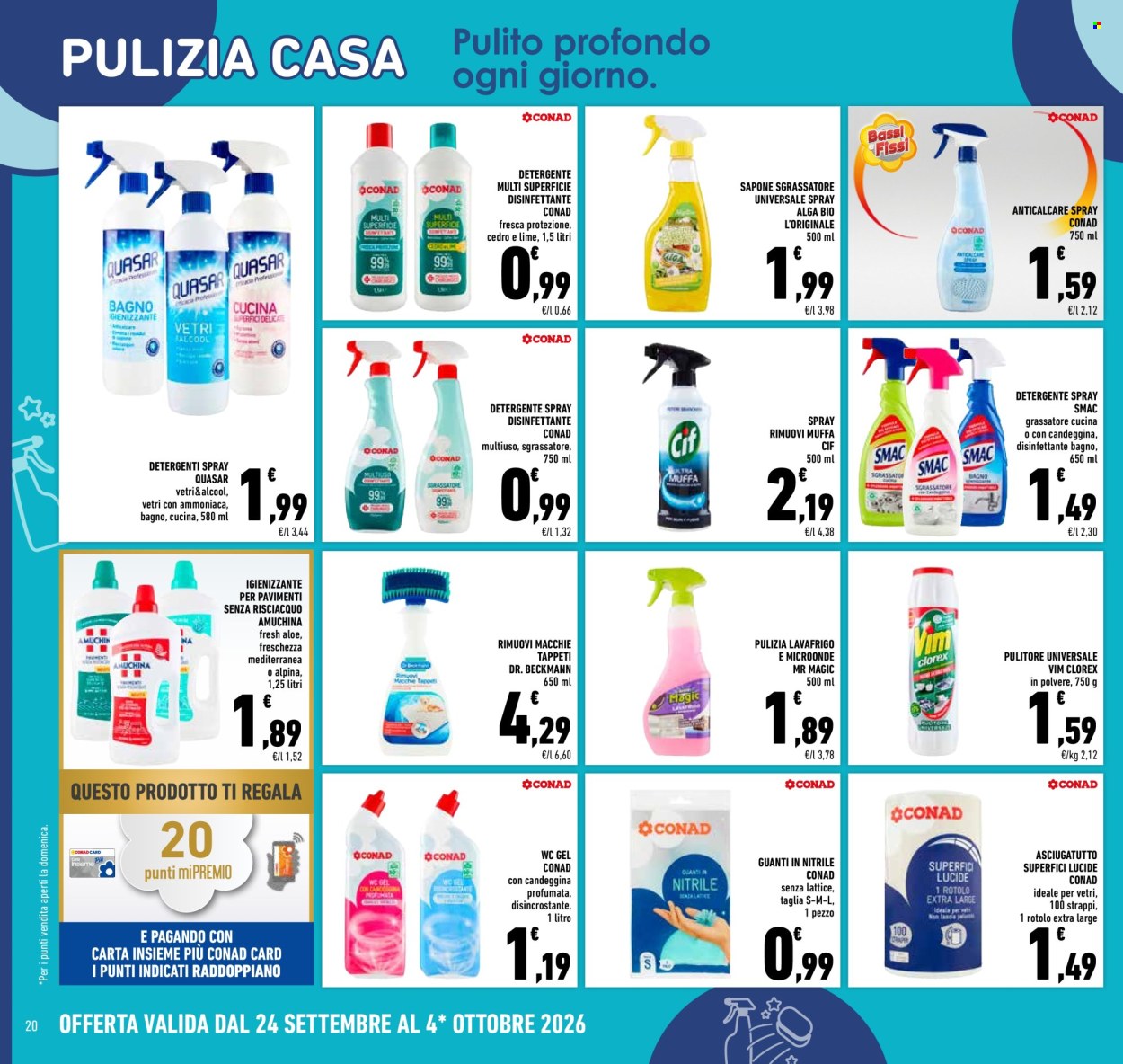 Volantino Conad Superstore - 24/9/2026 - 4/10/2026. Pagina 20