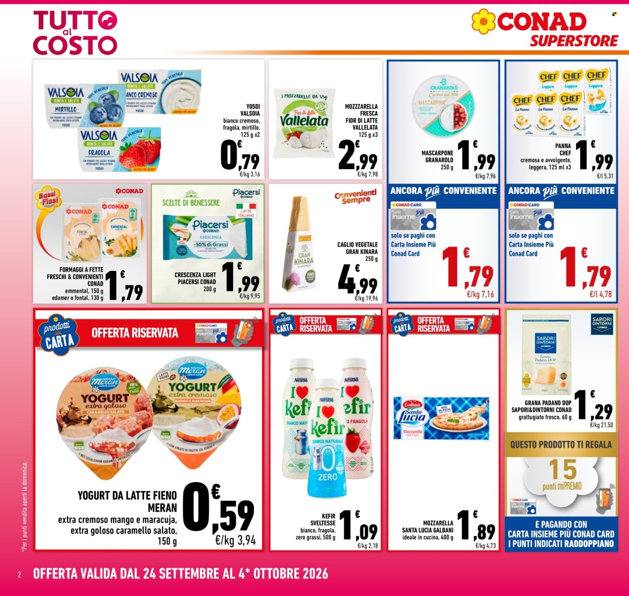 Volantino Conad Superstore - 24/9/2026 - 4/10/2026. Pagina 2