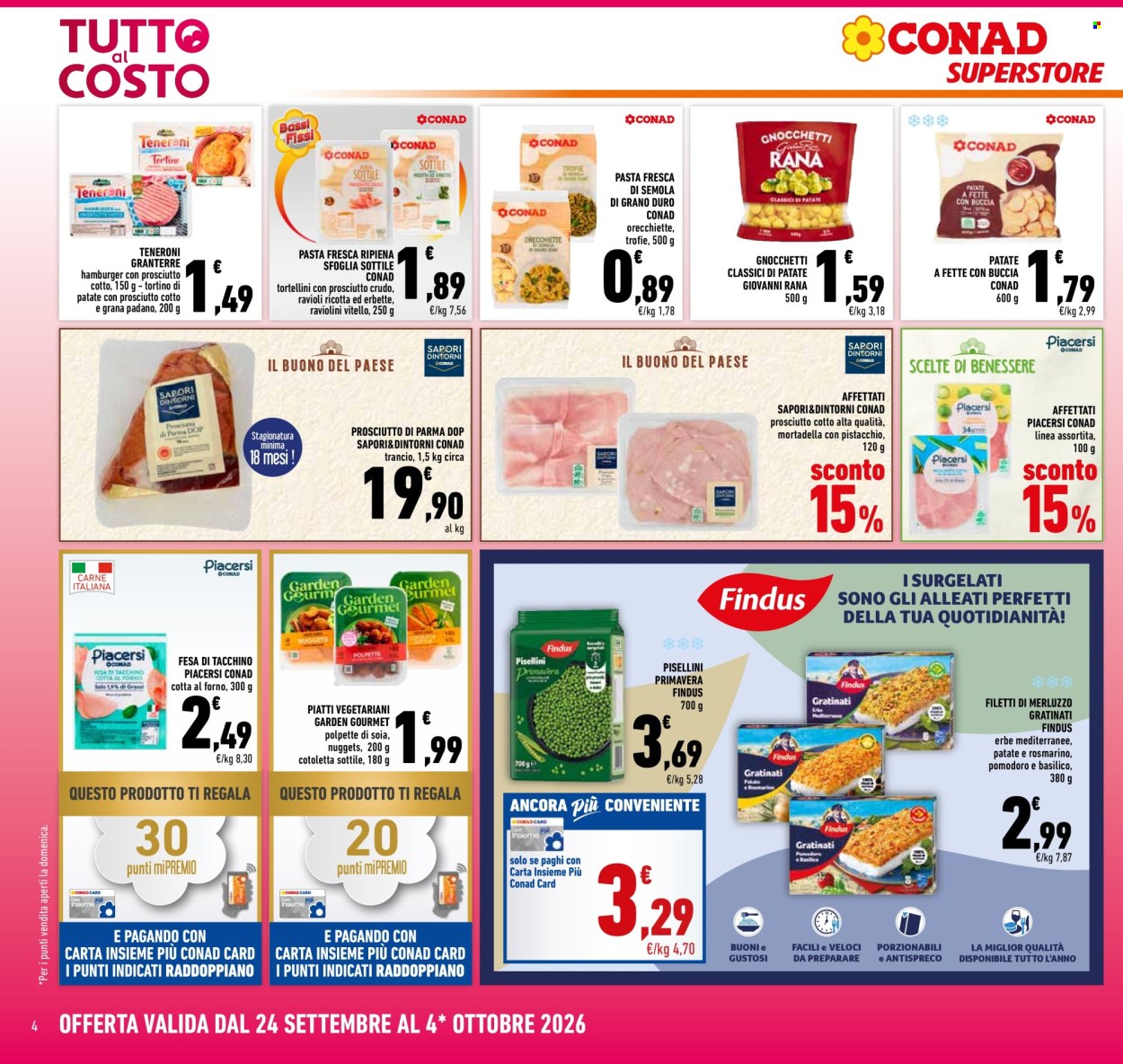 Volantino Conad Superstore - 24/9/2026 - 4/10/2026. Pagina 4
