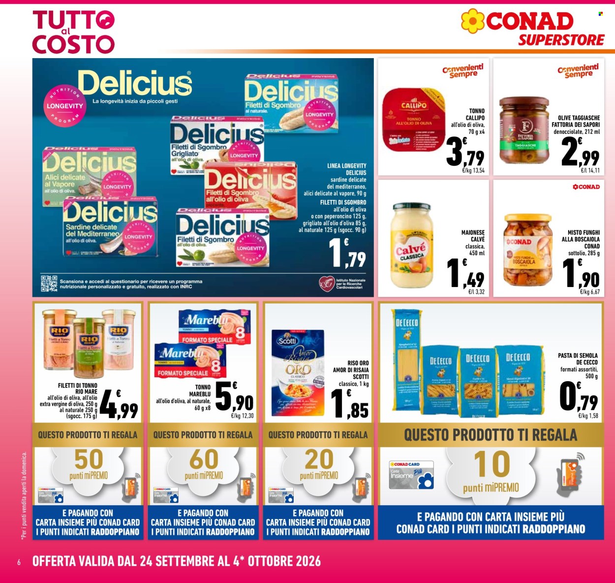 Volantino Conad Superstore - 24/9/2026 - 4/10/2026. Pagina 6