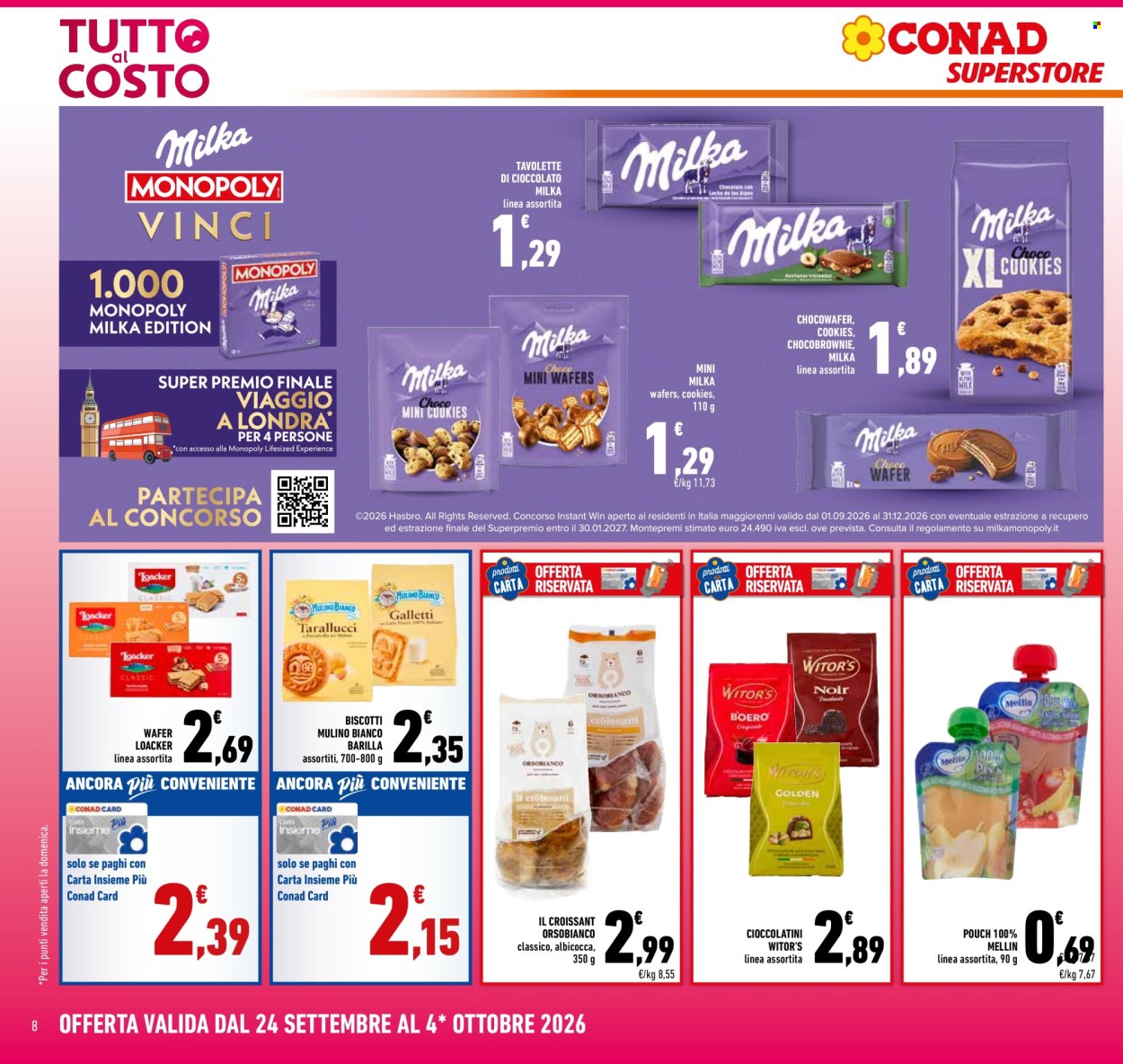 Volantino Conad Superstore - 24/9/2026 - 4/10/2026. Pagina 8