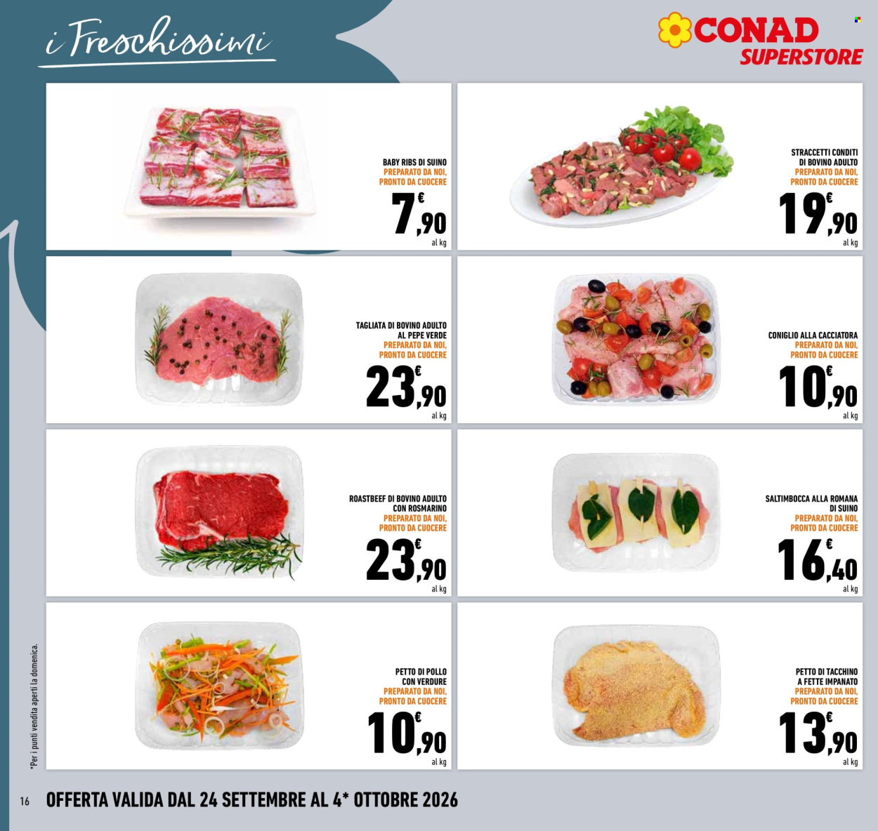 Volantino Conad Superstore - 24/9/2026 - 4/10/2026. Pagina 16