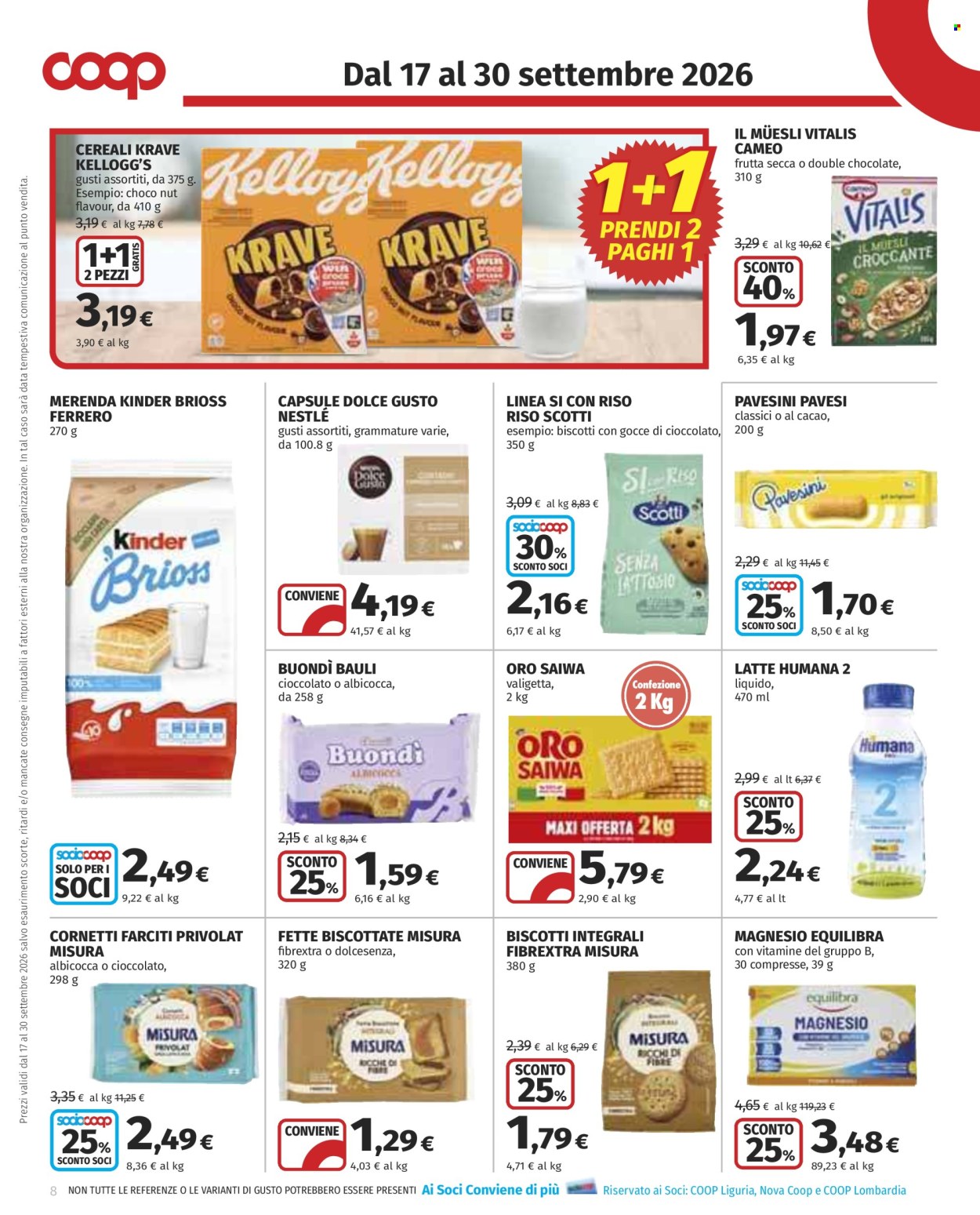 Volantino Coop - 17/9/2026 - 30/9/2026. Pagina 8