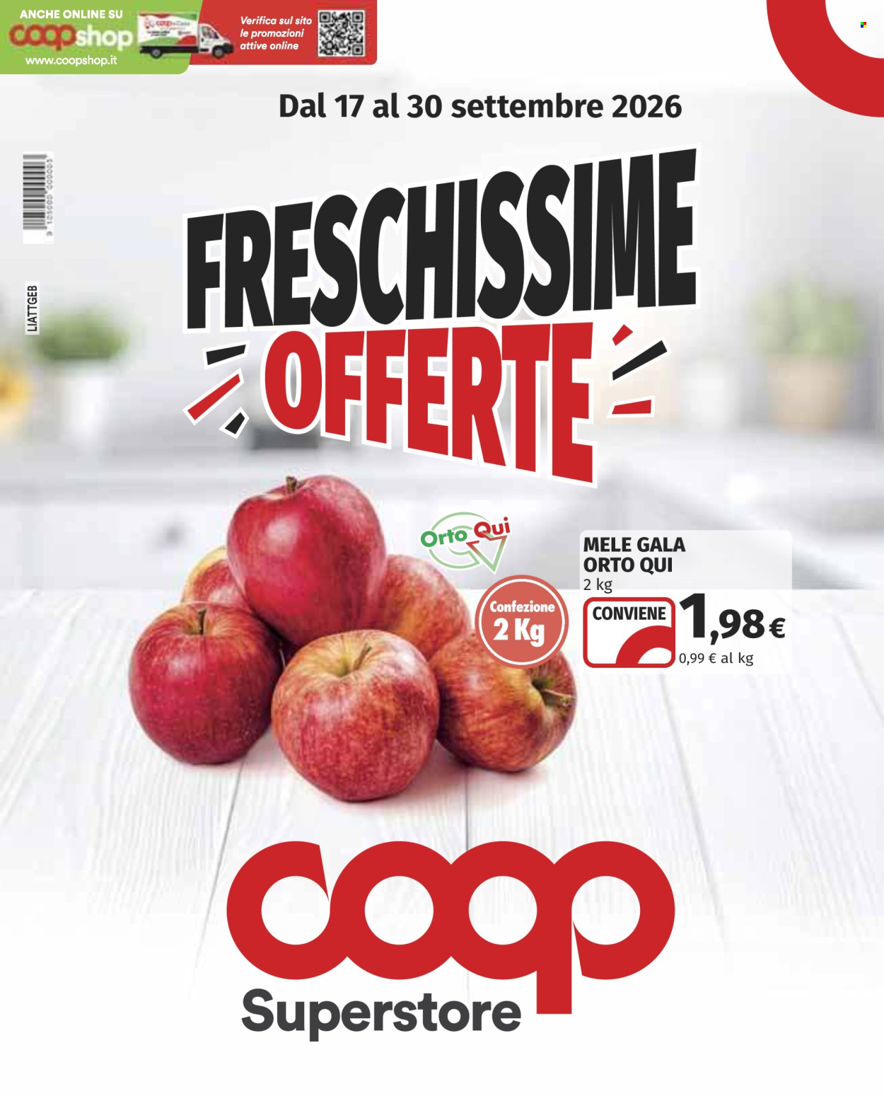 Volantino Coop - 17/9/2026 - 30/9/2026. Pagina 1