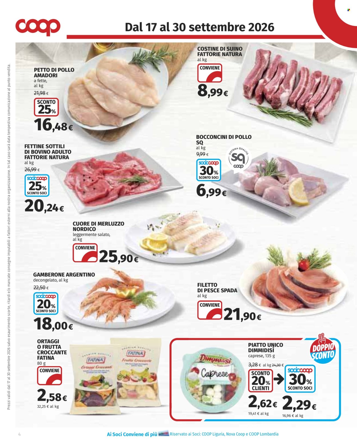 Volantino Coop - 17/9/2026 - 30/9/2026. Pagina 4
