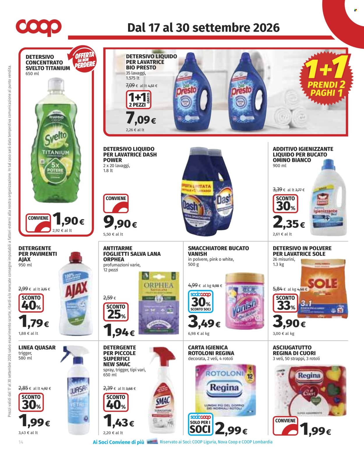 Volantino Coop - 17/9/2026 - 30/9/2026. Pagina 14