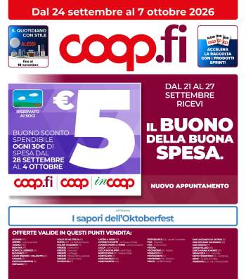 Volantino Coop - 24/9/2026 - 7/10/2026.