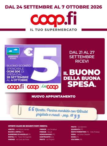 Volantino Coop - 24/9/2026 - 7/10/2026.