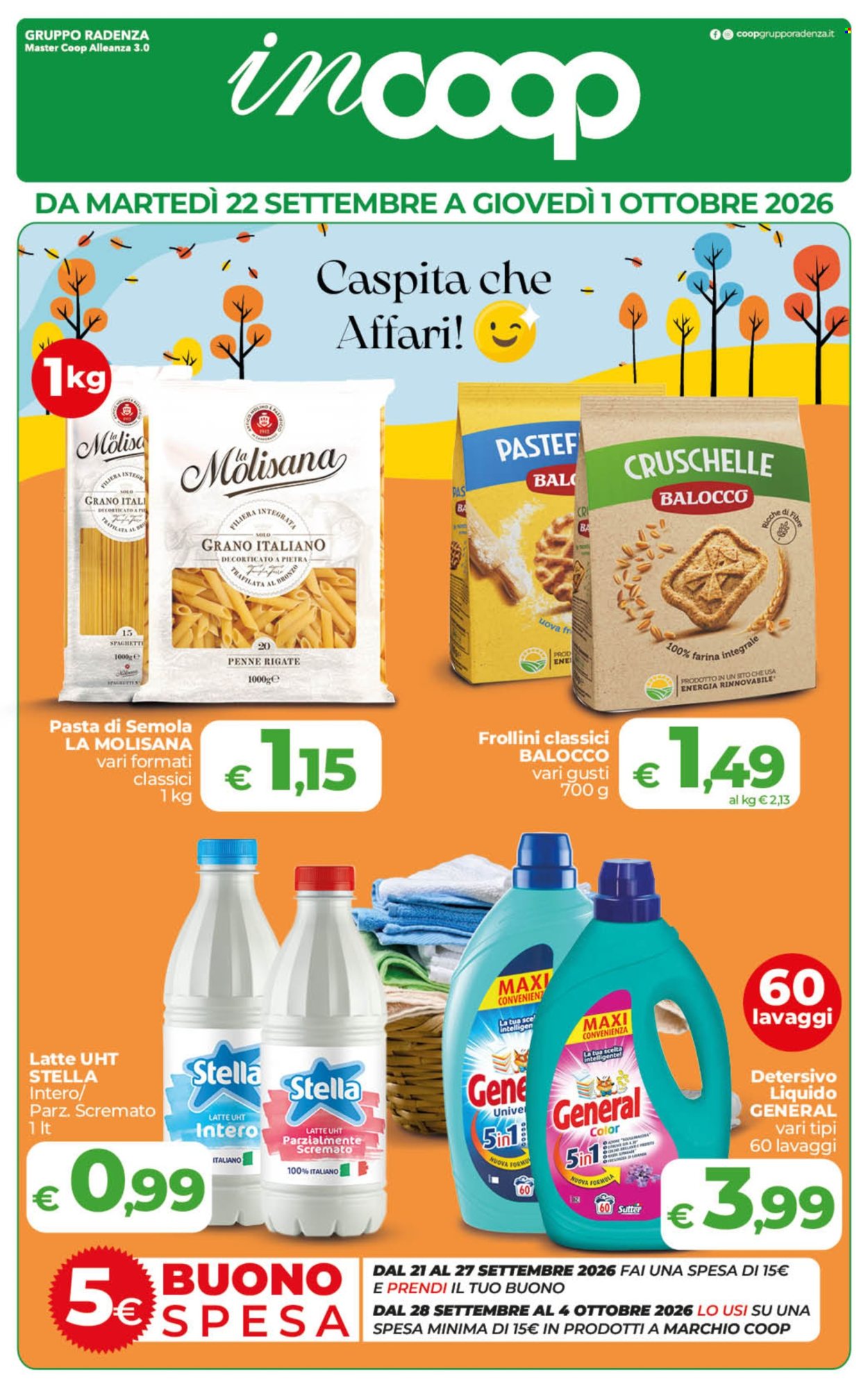 Volantino Coop - 22/9/2026 - 1/10/2026. Pagina 1