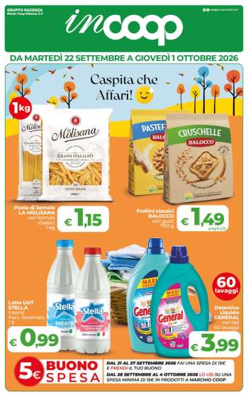 Volantino Coop - 22/9/2026 - 1/10/2026.