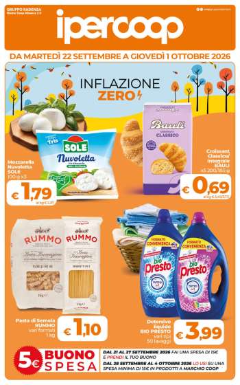 Volantino Coop - 22/9/2026 - 1/10/2026.