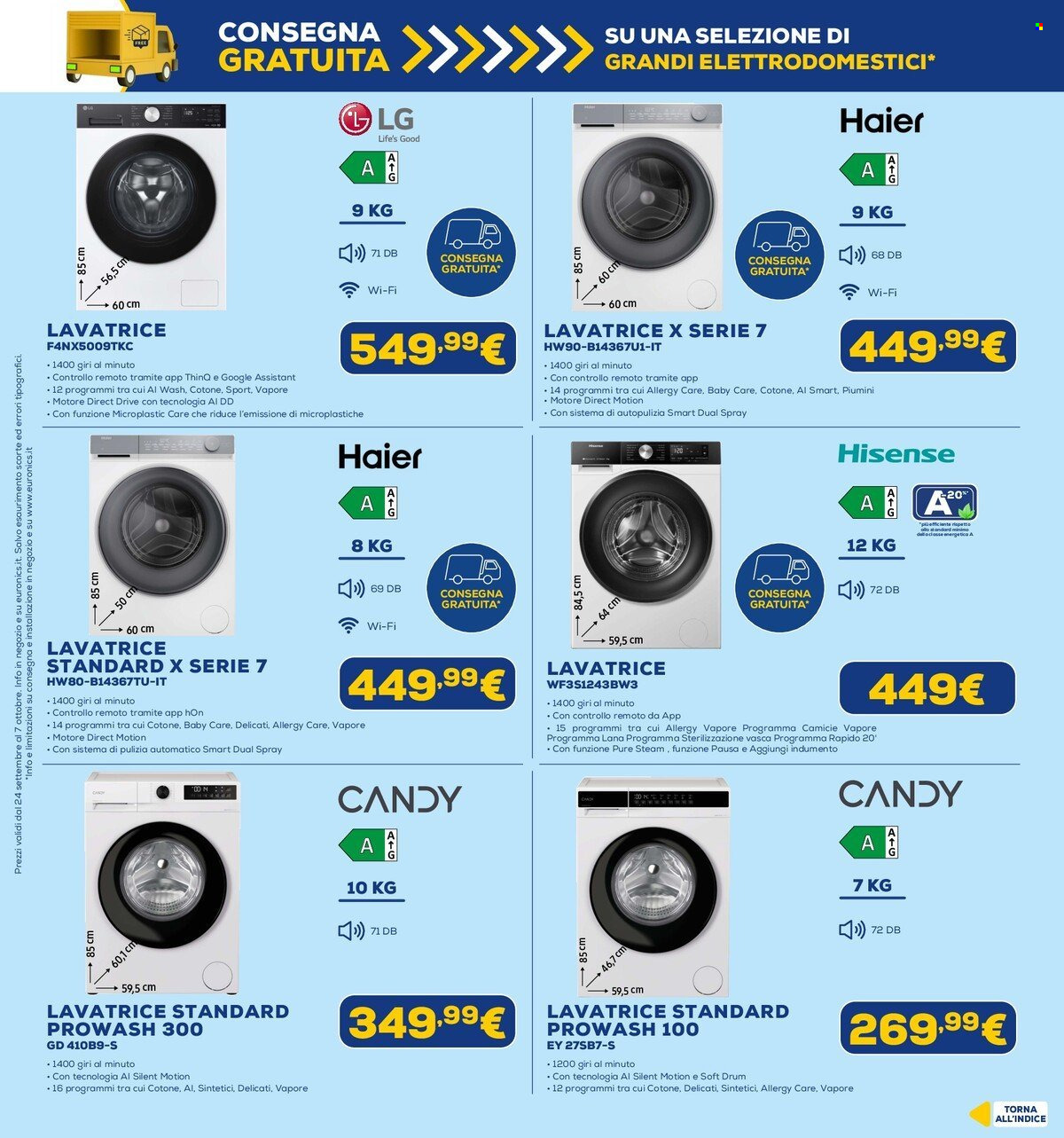 Volantino Euronics - 24/9/2026 - 7/10/2026. Pagina 3