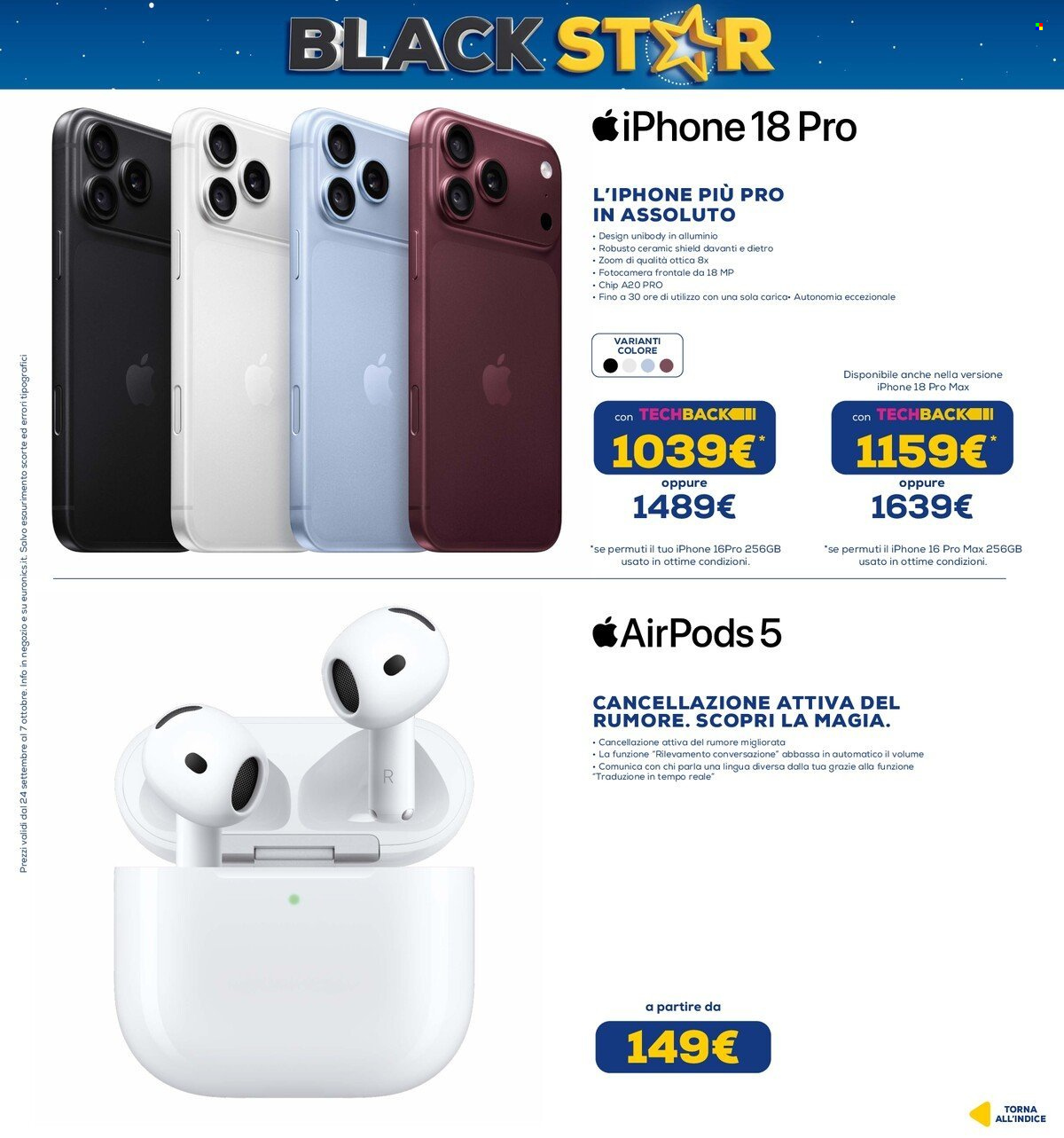 Volantino Euronics - 24/9/2026 - 7/10/2026. Pagina 10