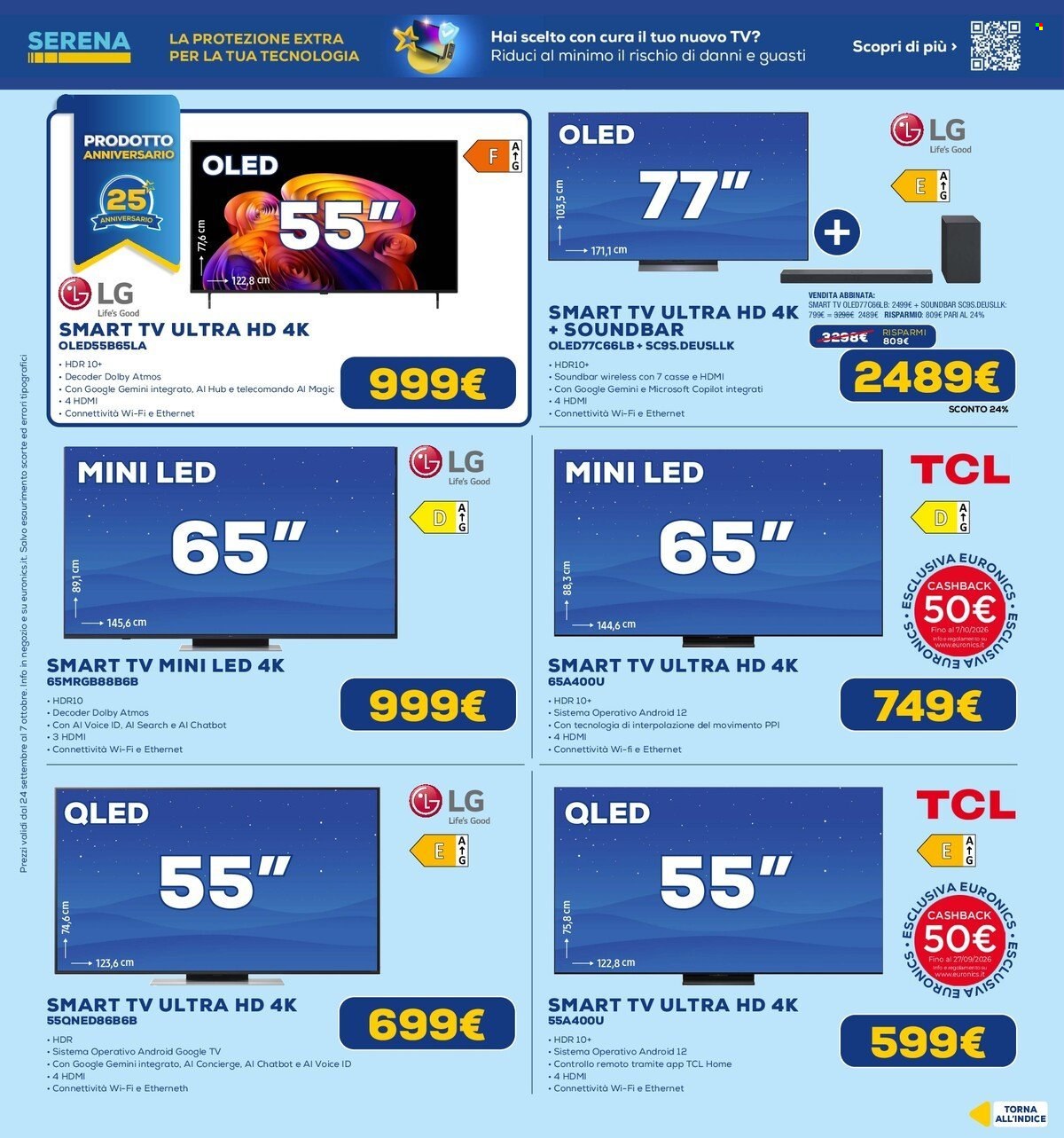 Volantino Euronics - 24/9/2026 - 7/10/2026. Pagina 15