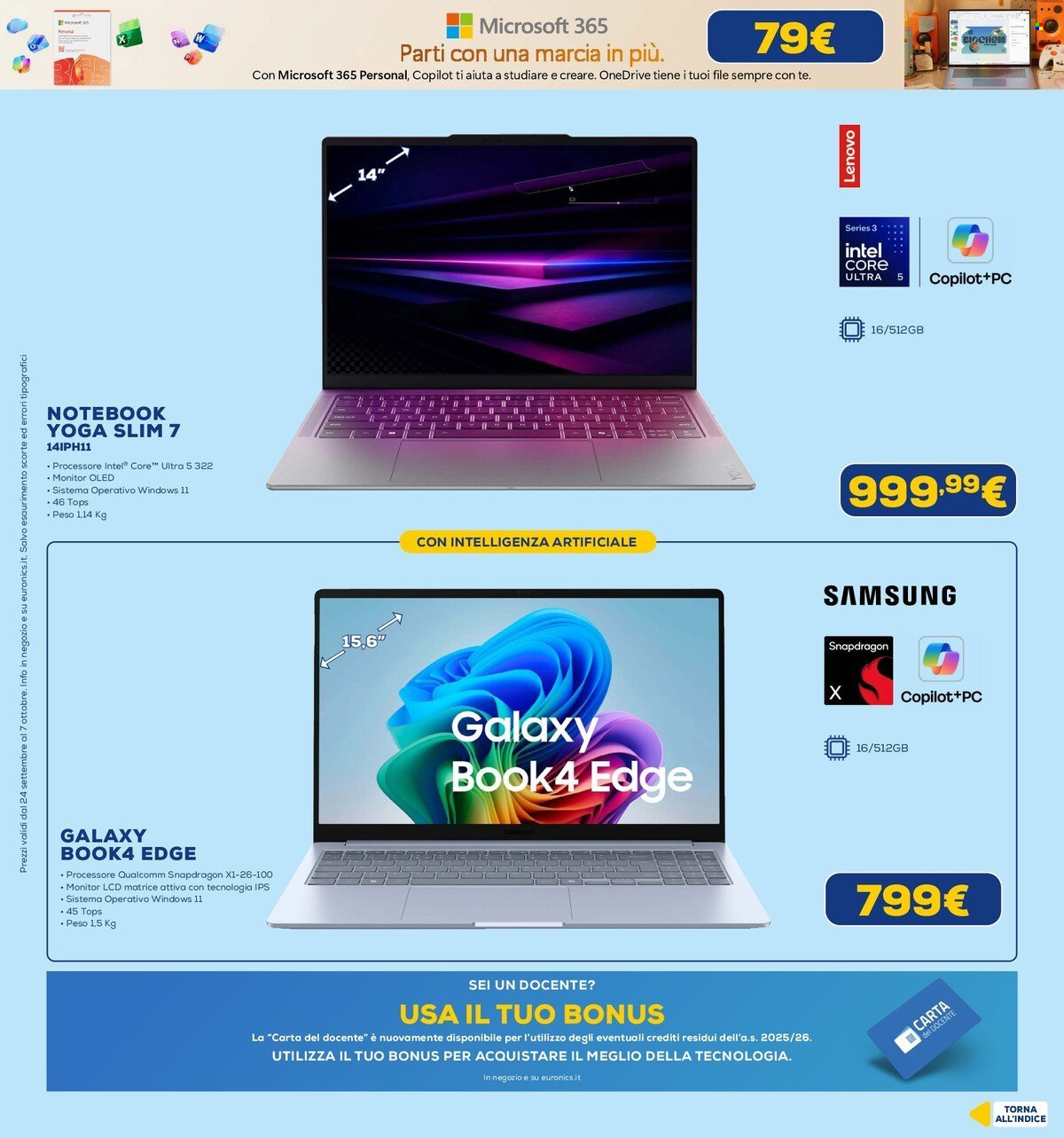 Volantino Euronics - 24/9/2026 - 7/10/2026. Pagina 34