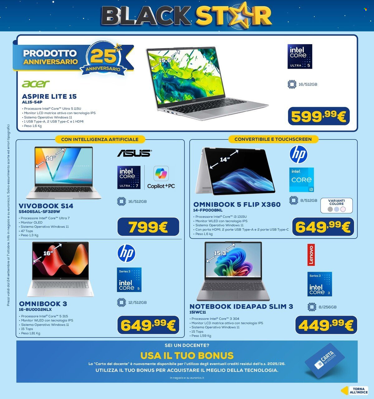 Volantino Euronics - 24/9/2026 - 7/10/2026. Pagina 35