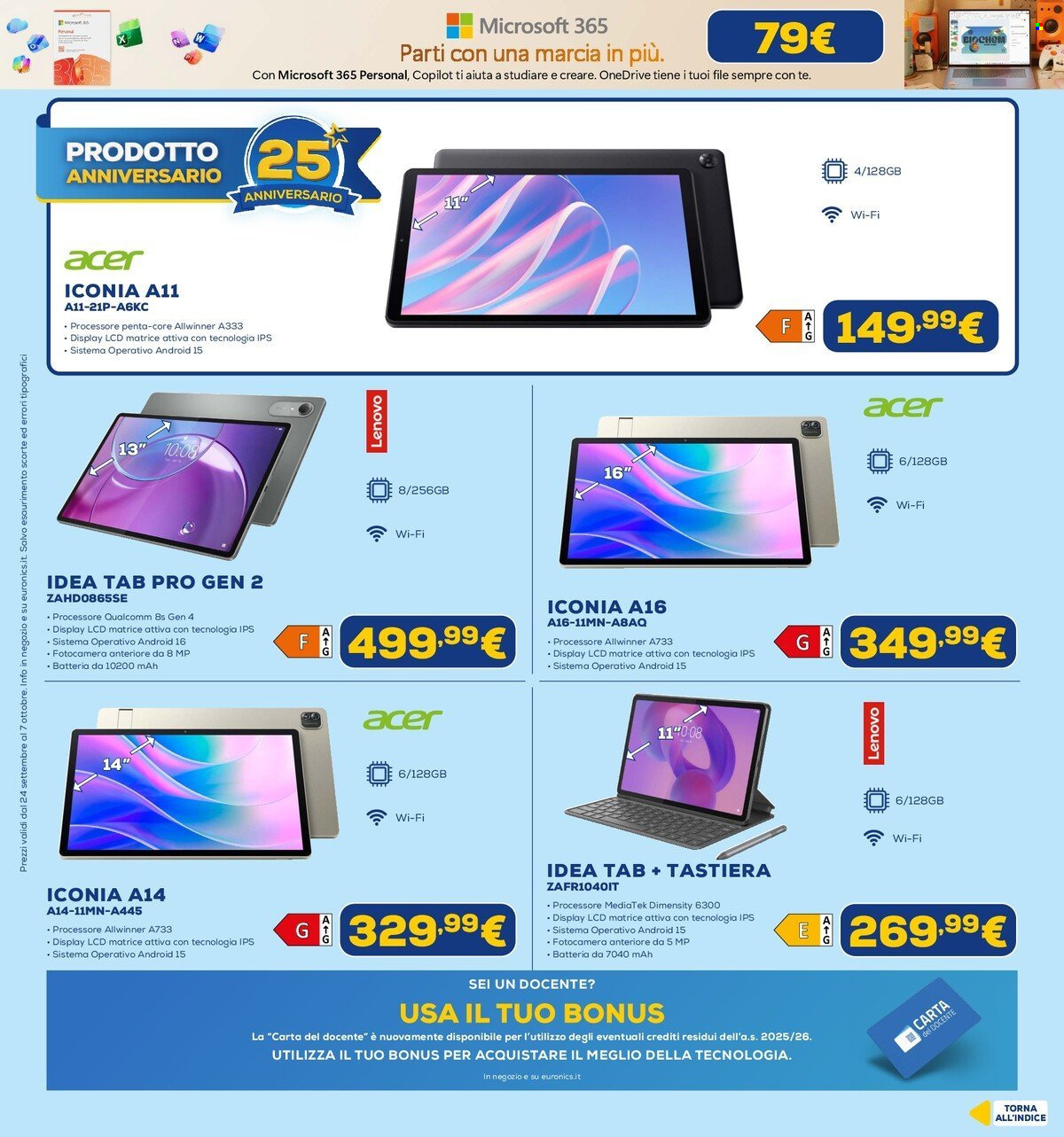 Volantino Euronics - 24/9/2026 - 7/10/2026. Pagina 38