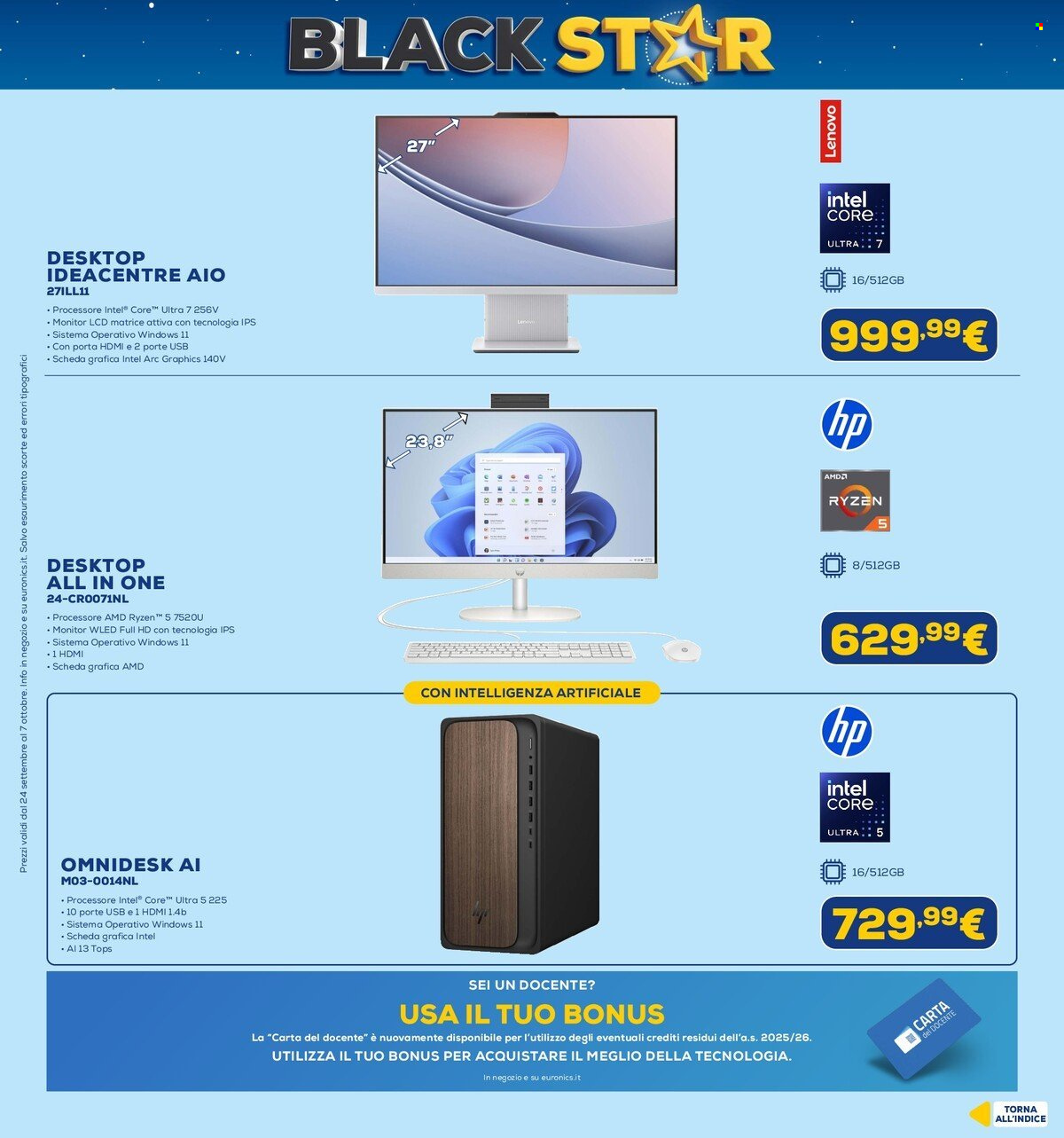 Volantino Euronics - 24/9/2026 - 7/10/2026. Pagina 39